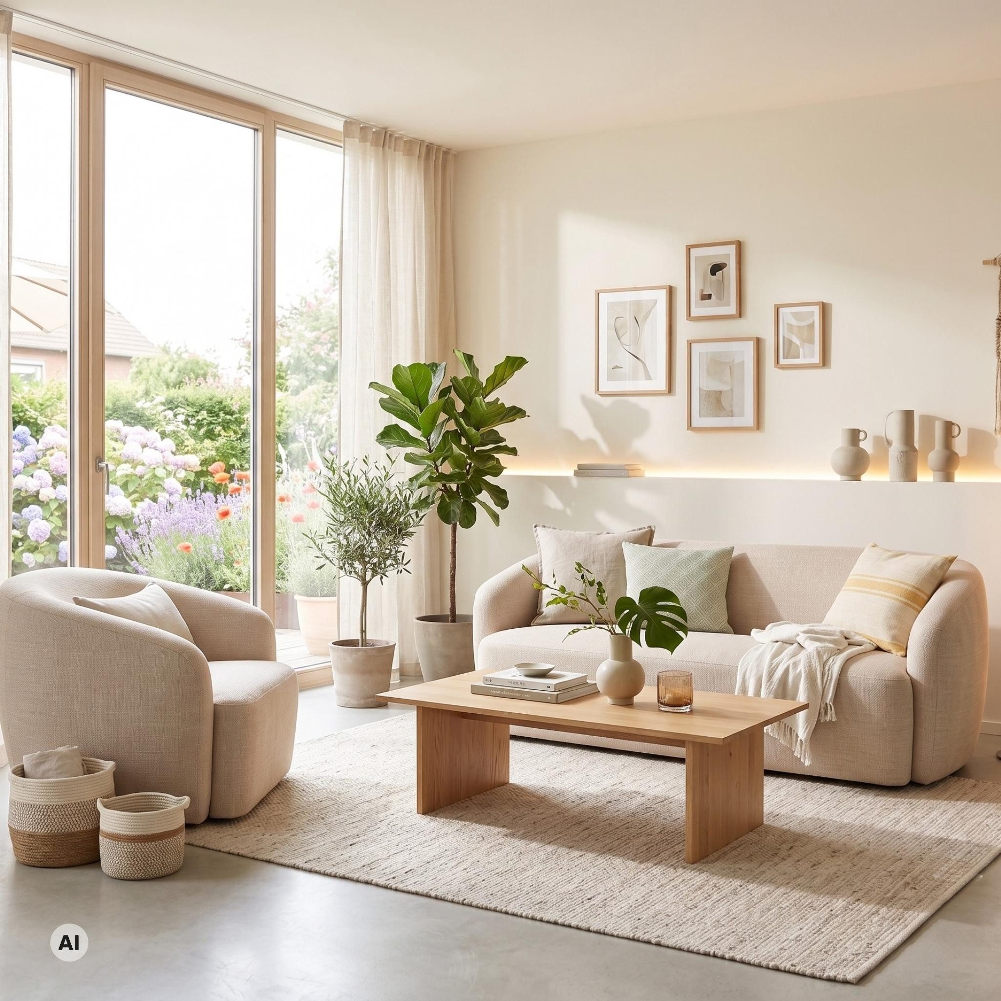 MR.DEKO Loungesessel Loconia – Drehsessel, 76x89x87 cm, beige, modern (Einzelsessel, montiert geliefert, kombinierbar mit Sofa Loconia, 1-St), Sessel mit Drehfunktion, Komfortpolsterung & Strukturstoff