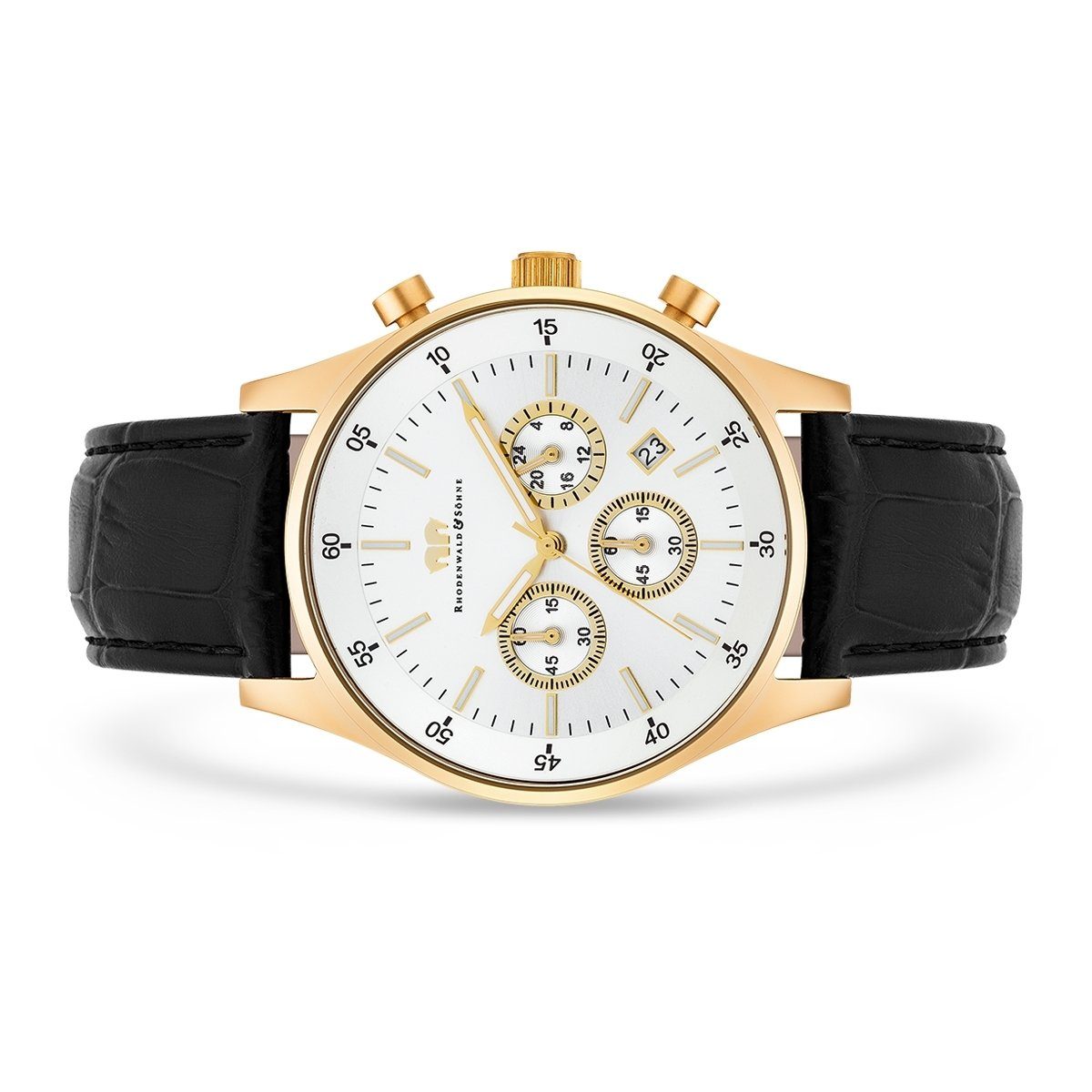 Rhodenwald & Söhne Chronograph Goodwill gelbgold Goodwill, aus Edelstahl – Bild 3 von 5