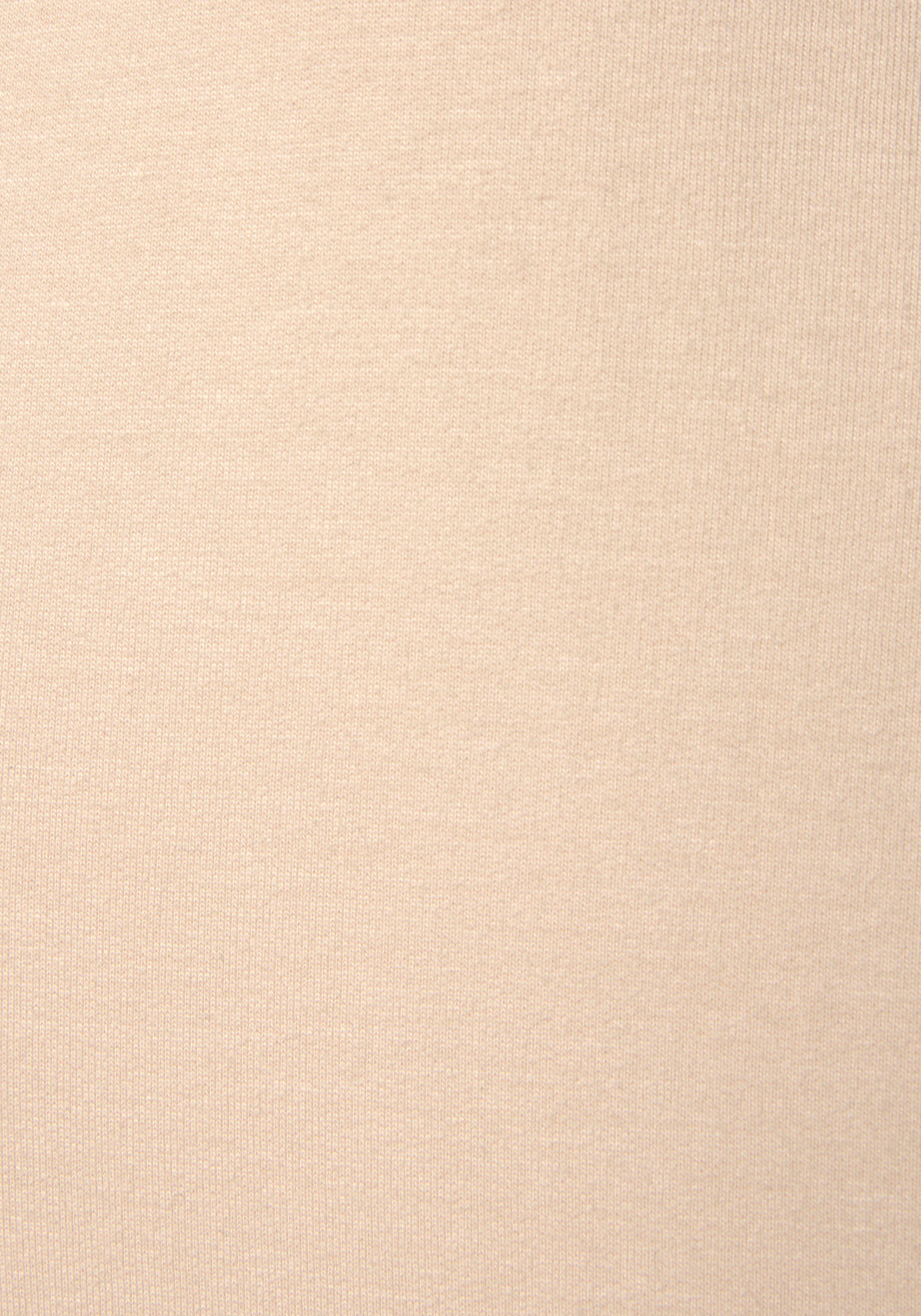 Kapuzensweatjacke mit Teilungsnähten, sportlichen Bench. beige Loungewear Loungeanzug