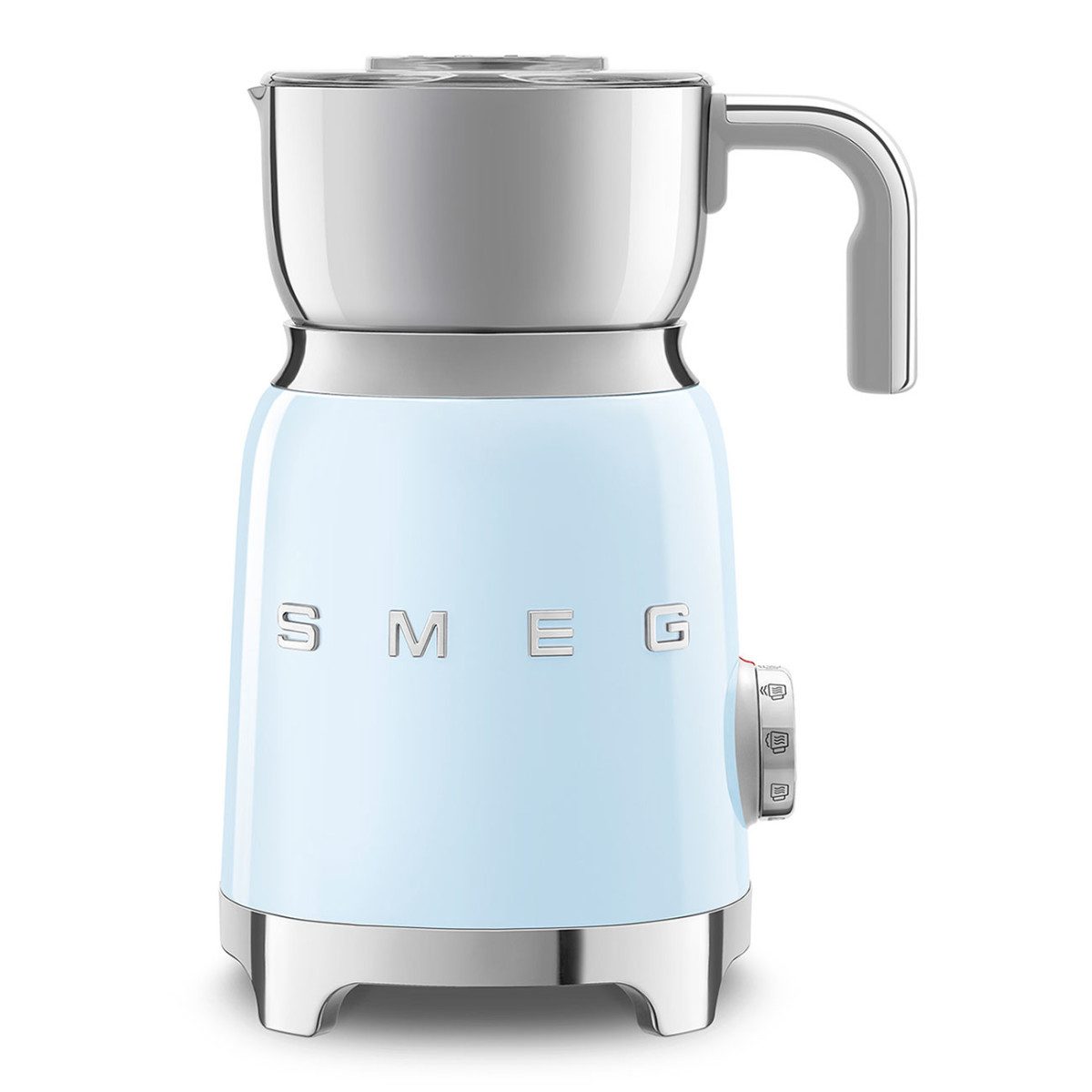 Smeg Milchaufschäumer MFF11PBEU Milchaufschäumer pastellblau, Auto-Abschaltung