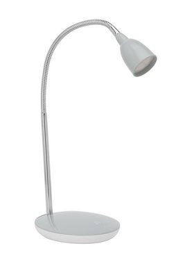 Lightbox LED Schreibtischlampe, LED fest integriert, warmweiß, LED Schreibtischlampe mit warmweißem Licht, Tischleuchte mit Flexarm