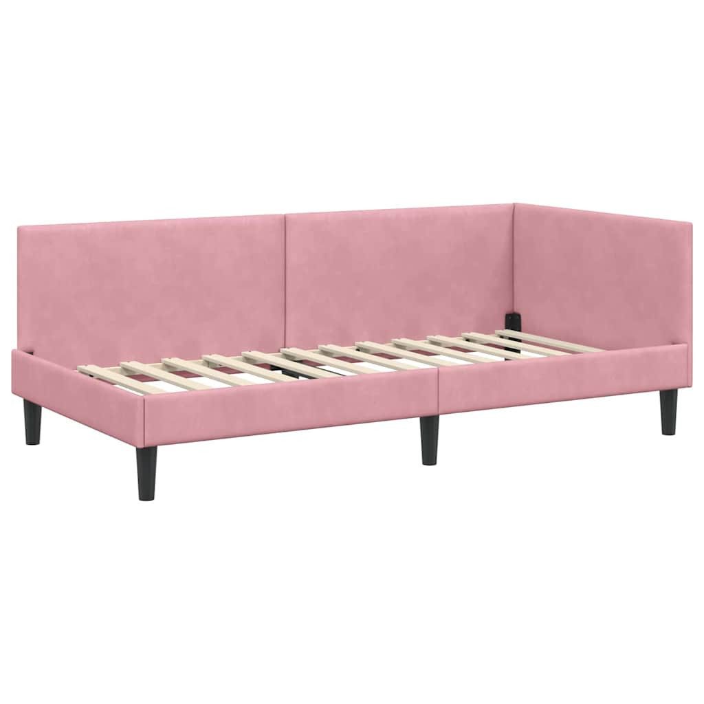 vidaXL Bett Eckbettgestell Rosa 80 x günstig online kaufen