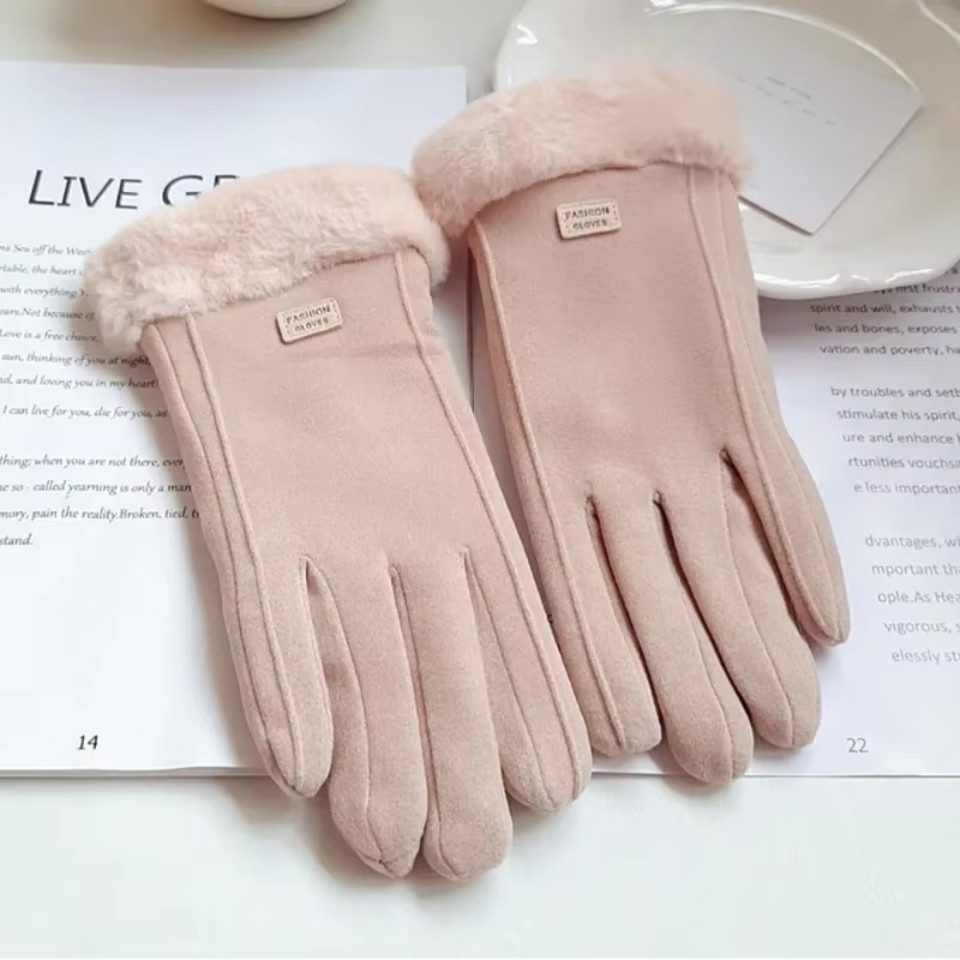 Montegoni Baumwollhandschuhe Winterwarme, mit Plüsch gefütterte günstig online kaufen