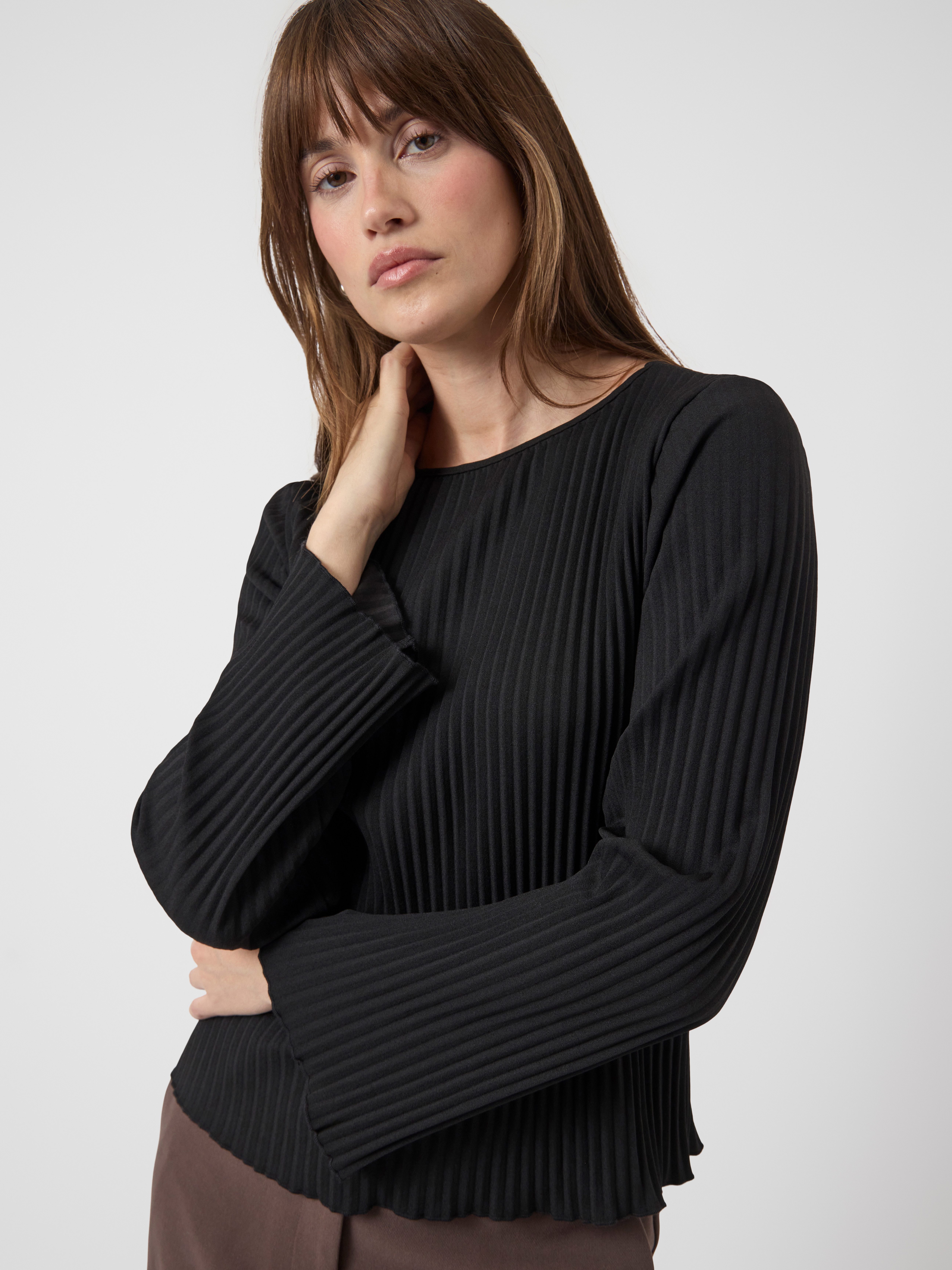 Y.A.S Plisseeshirt YASALISA LS TOP S. günstig online kaufen