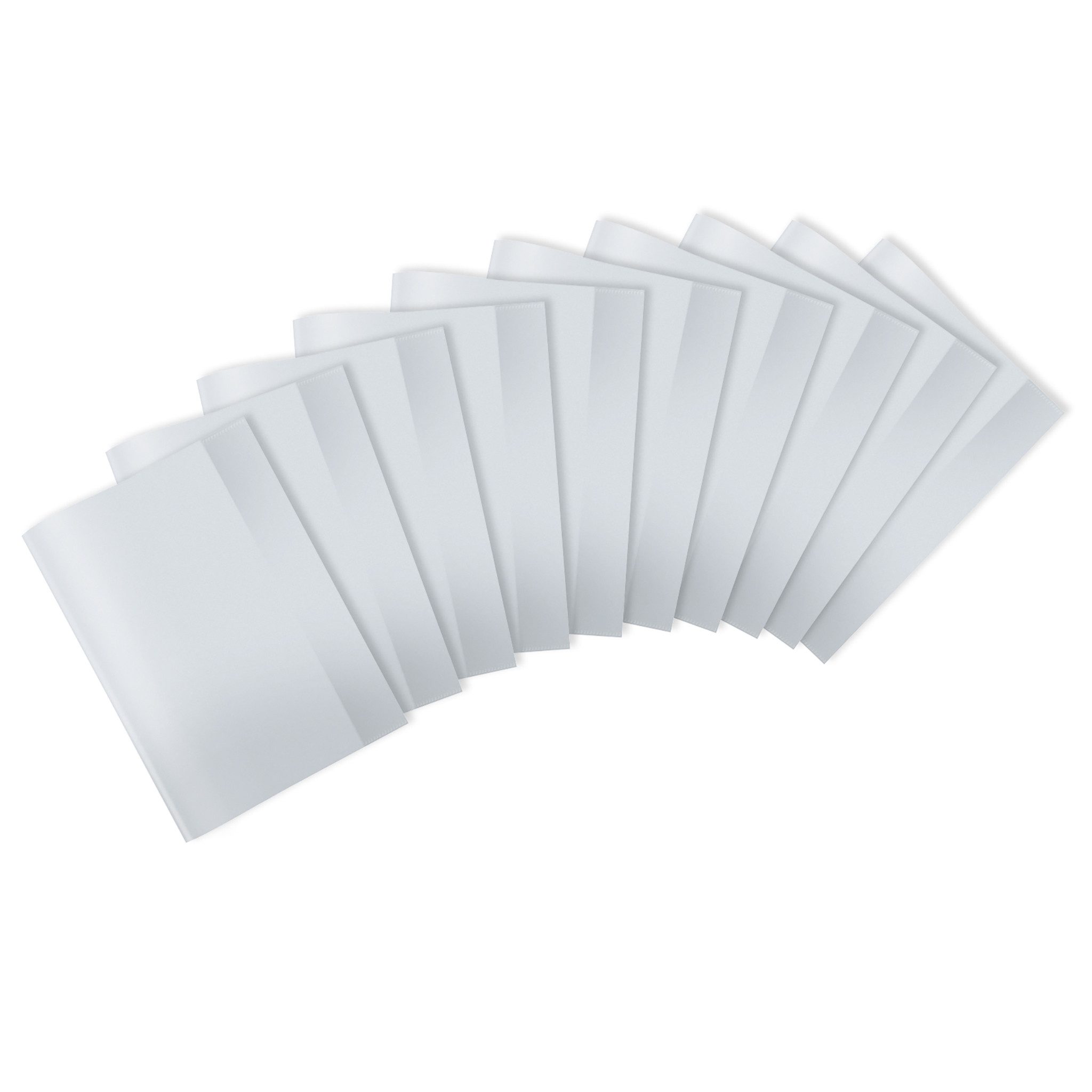 HERMA Schulheft Herma Heftschoner PP transparent A4 farblos 10 Stück