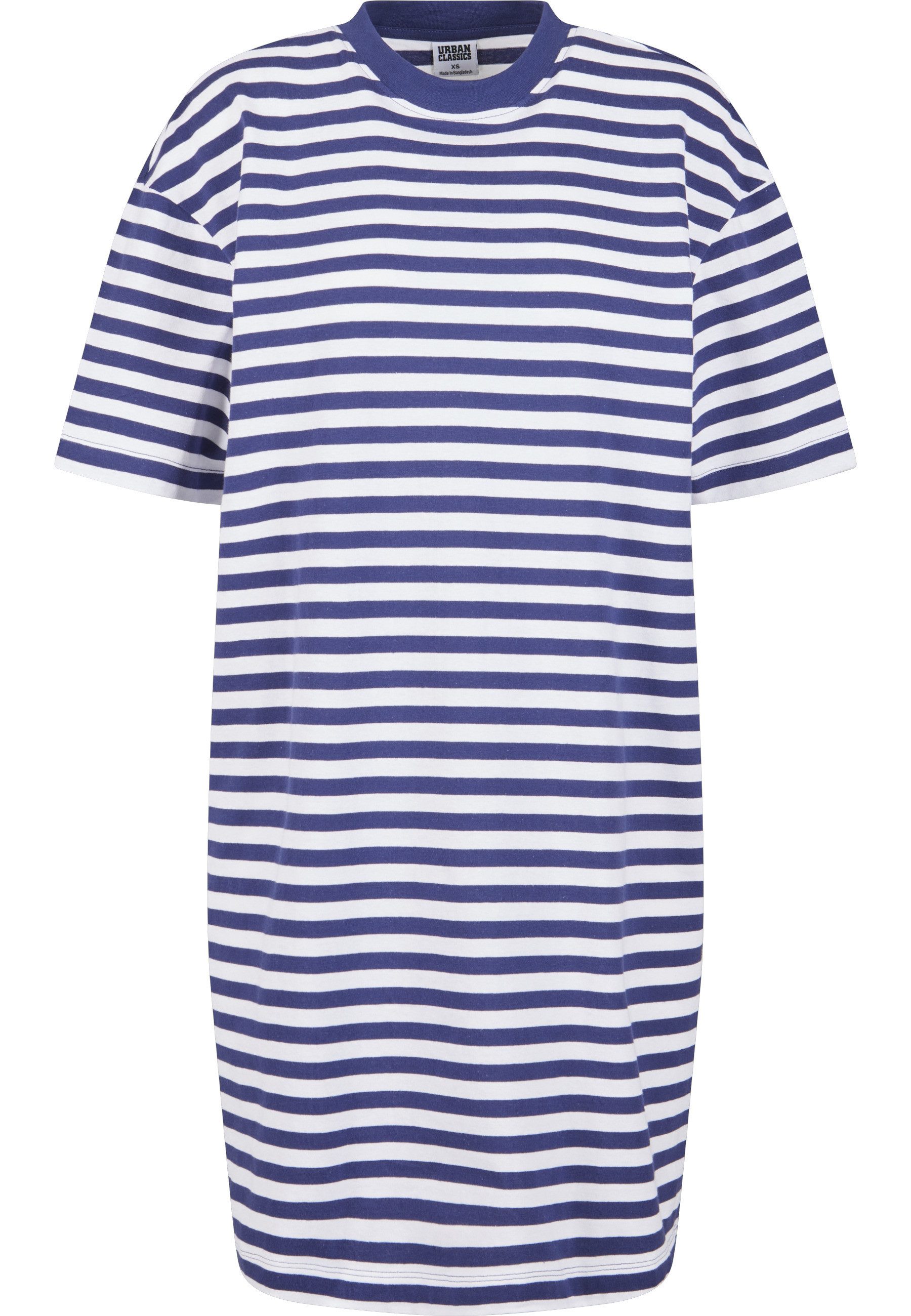 URBAN CLASSICS Shirtkleid Urban Classics Damen Ladies Oversized Striped Tee Dress (1-tlg)