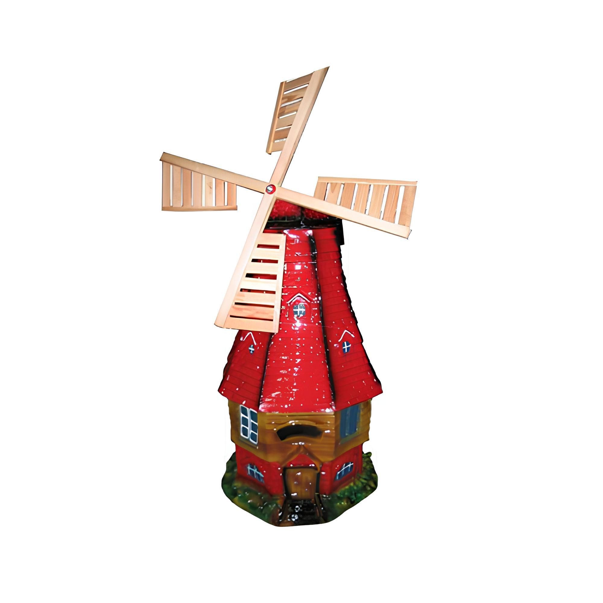 Xlmoebel Dekofigur Elegante Design-Mühle aus hochwertigem Material, stilvolle Dekoration (Skulptur L10-80cm), Hergestellt in Europa