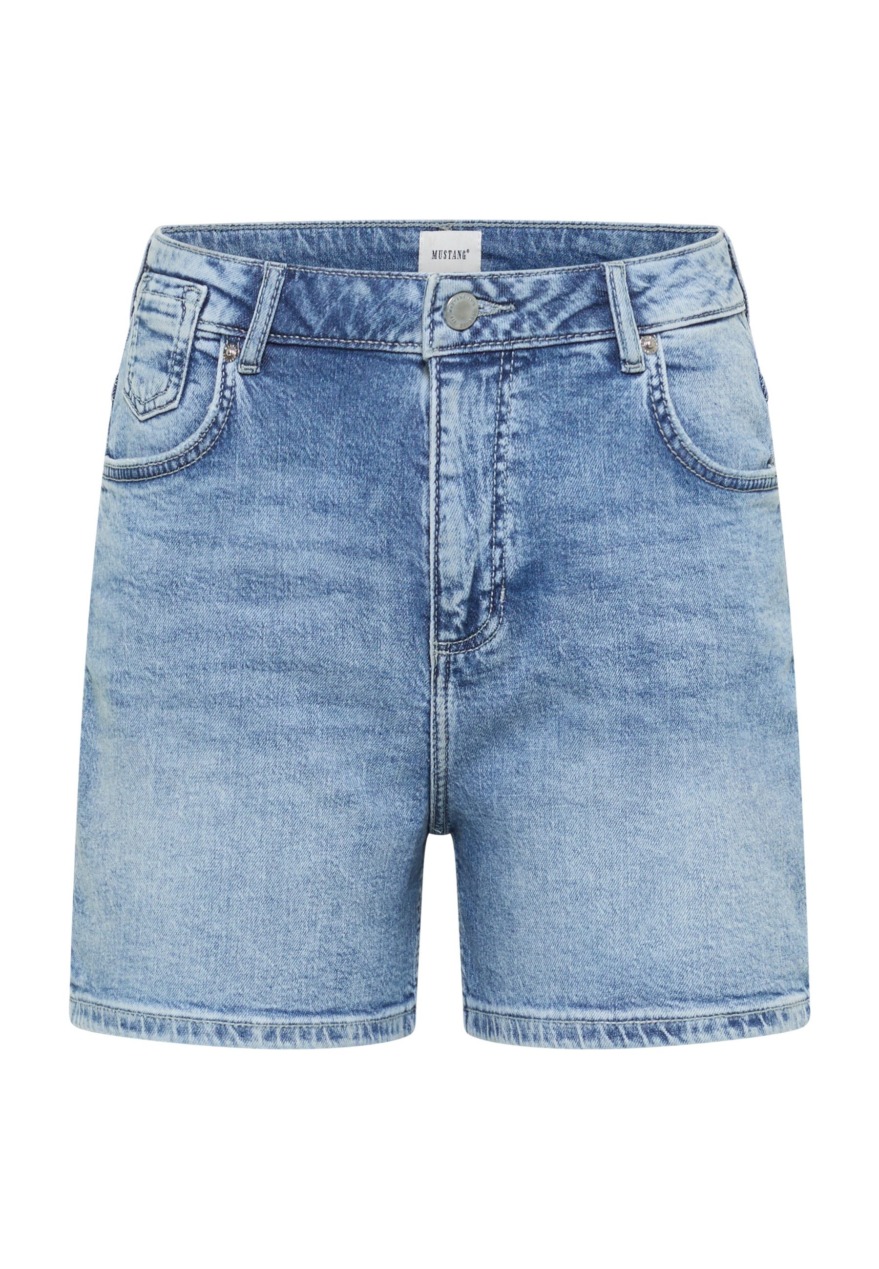 MUSTANG Mom-Jeans Damen Style Charlotte Shorts