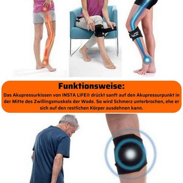 Best Direct® Kniebandage Insta Life® (Spar Set, 1-tlg., 1er oder 2er Pack), Akupressur Sport Bandage, Schmerzen lindern im unteren Rückenbereich