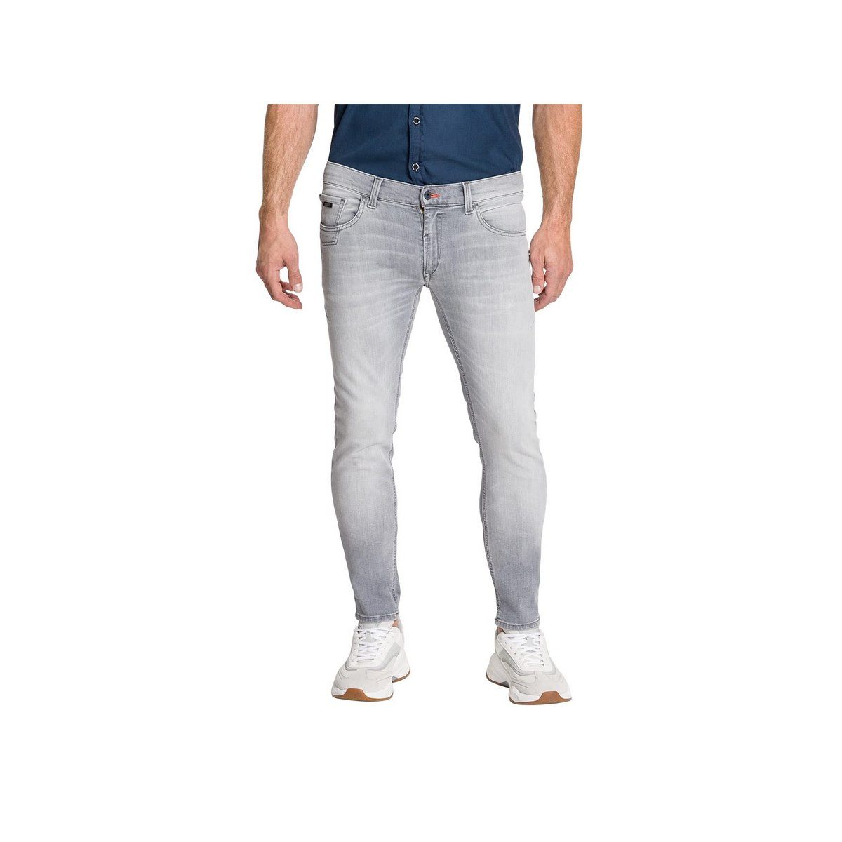 Pioneer Authentic Jeans Stoffhose hell-grau (1-tlg)