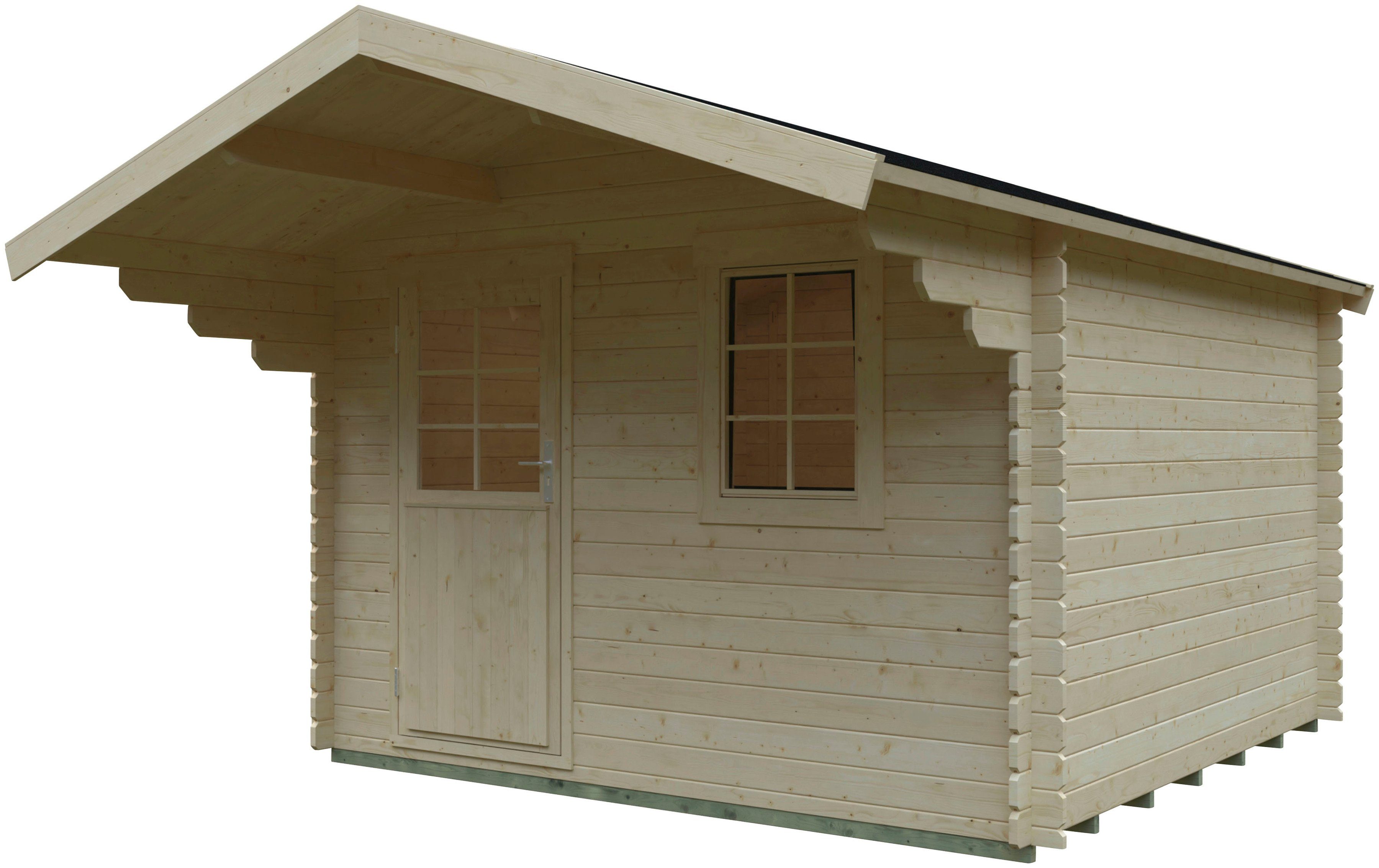 Kiehn-Holz Gartenhaus Burgberg 1, 350x449 BxT: cm, (Set)