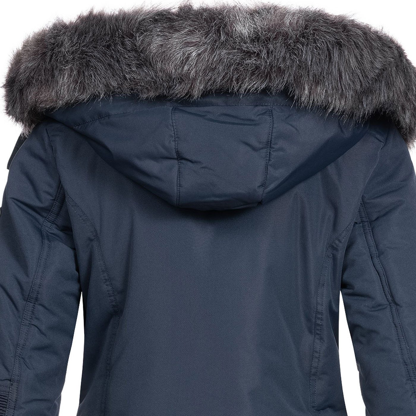 Geographical Norway Parka Damen Outdoor Winter Jacke Mantel lang geschnitten – Bild 5 von 5