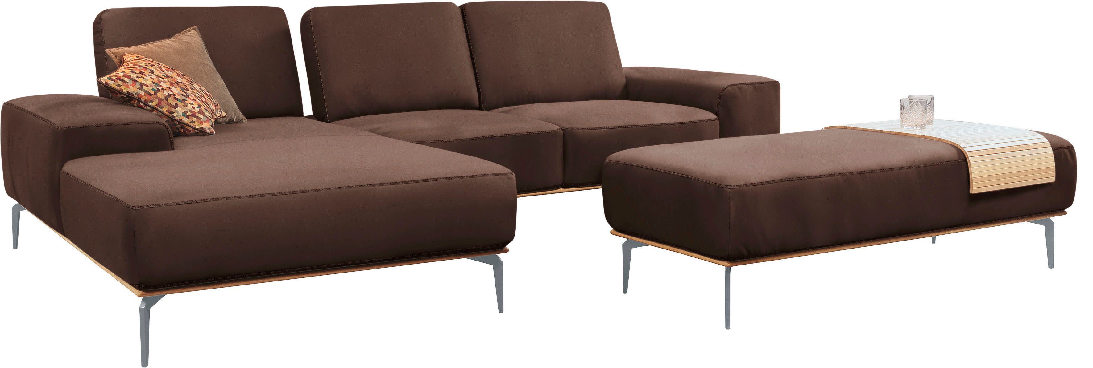W.SCHILLIG Ecksofa "run, Designsofa mit tollem Sitzkomfort, bequem, L-Form" günstig online kaufen