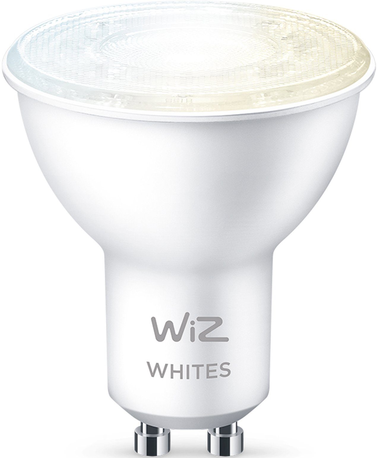 Kreieren Sie Wiz matt Beleuchtung White GU10, St., smarte 50W WiZ Lampen Spot LED Warmweiß, mit 1 LED-Leuchtmittel GU10 White Tunable Einzelpack, Tunable