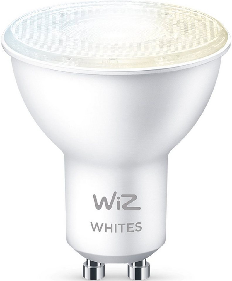 WiZ LED-Leuchtmittel White 50W GU10 Spot Tunable matt Einzelpack, GU10, 1  St., Warmweiß, Kreieren Sie mit Wiz Tunable White LED Lampen smarte  Beleuchtung