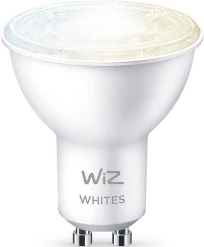 WiZ »White 50W GU10 Spot Tunable matt Einzelpack« LED-Leuchtmittel, GU10, 1 St., Warmweiß, Kreieren Sie mit Wiz Tunable White LED Lampen smarte Beleuchtung für Ihren Alltag.
