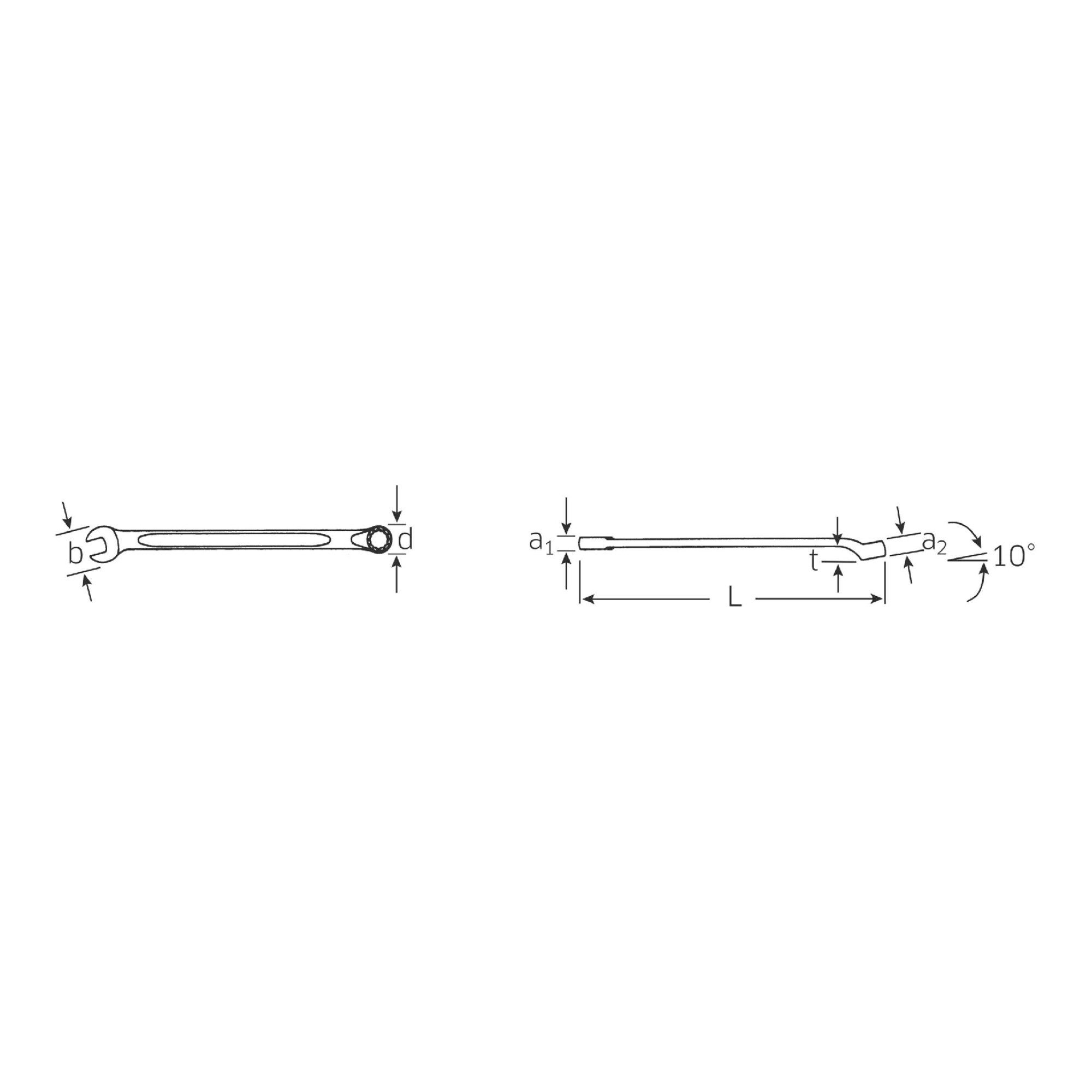 Stahlwille Ratsche Stahlwille Ring-Maulschlüssel OPEN-BOX lang SW.7mm L.135mm