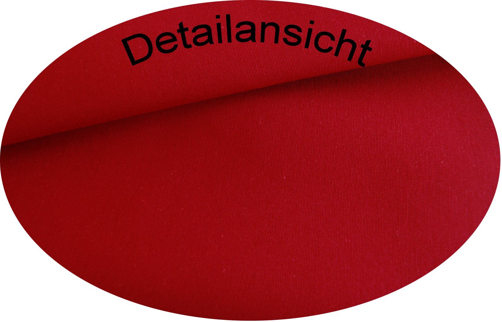 Keilkissenbezug Stück), beties (1 Baumwoll-Mischgewebe rot Kissenbezug Wunschton, pflegeleichtes