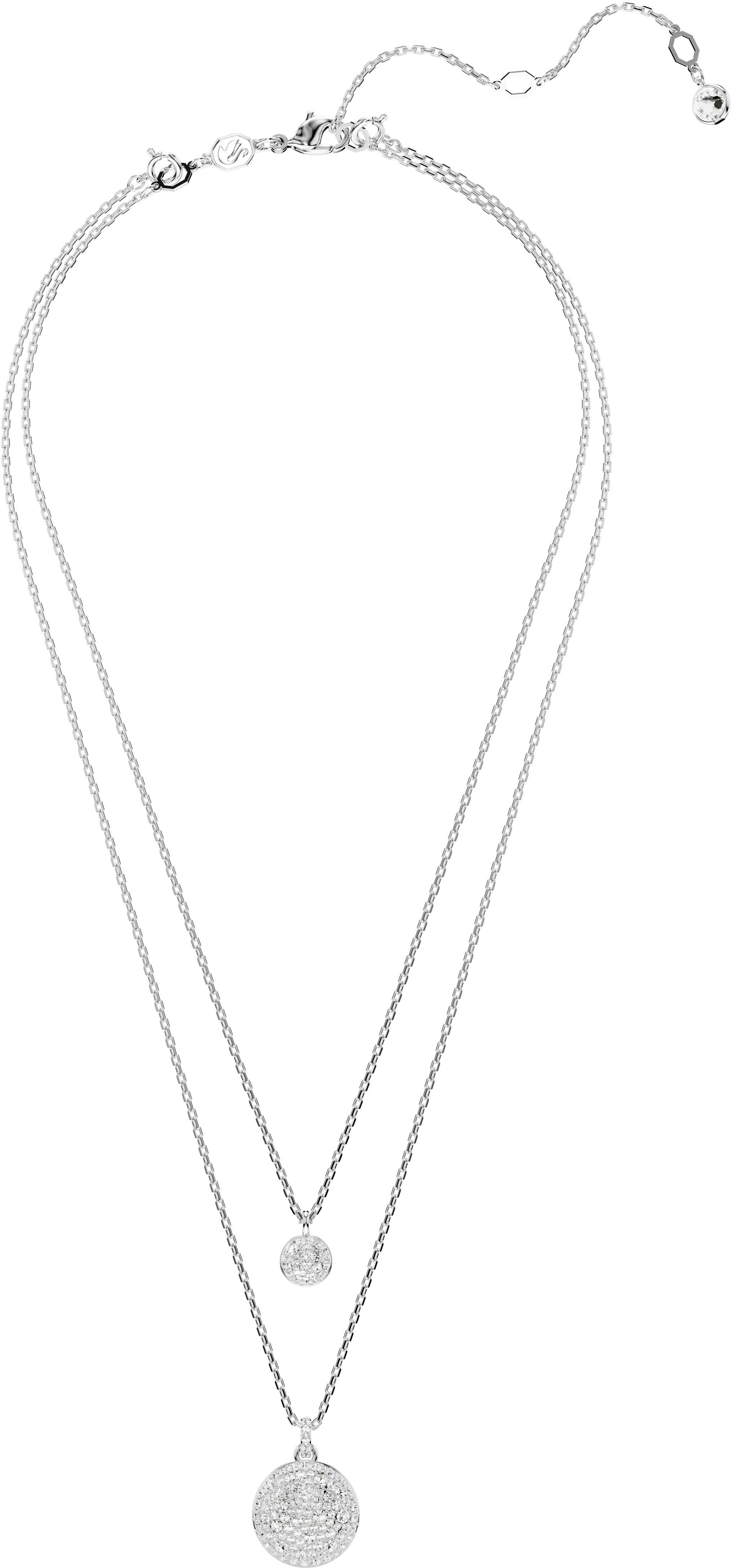 Swarovski Ketten-Set Sublima Round im Lagenlook (Set, 2-tlg), mit Swarovski® Kristall