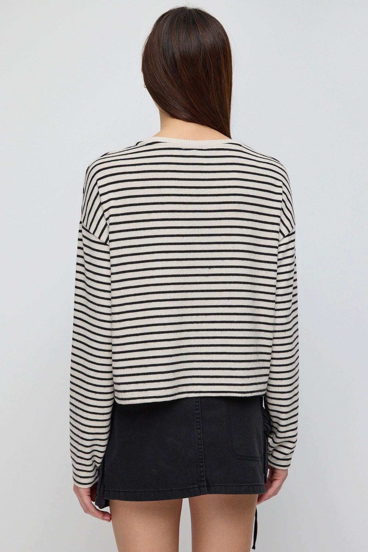 No Matter What Blusentop Basic-Bluse mit weichem Griff