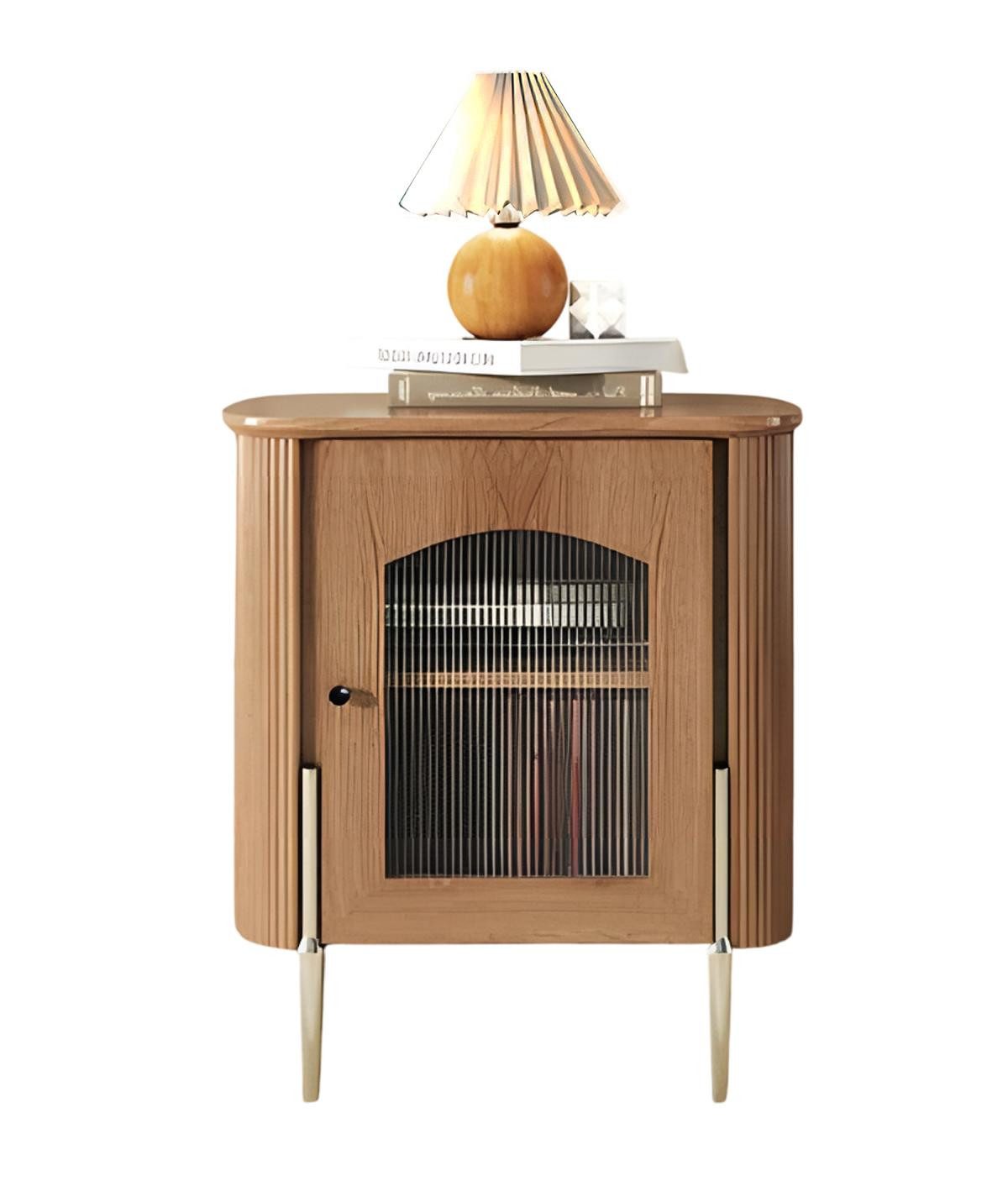 Nachtkonsole Design Nachttisch Holz Modern Elegant Schlafzimmer Nachtschrank