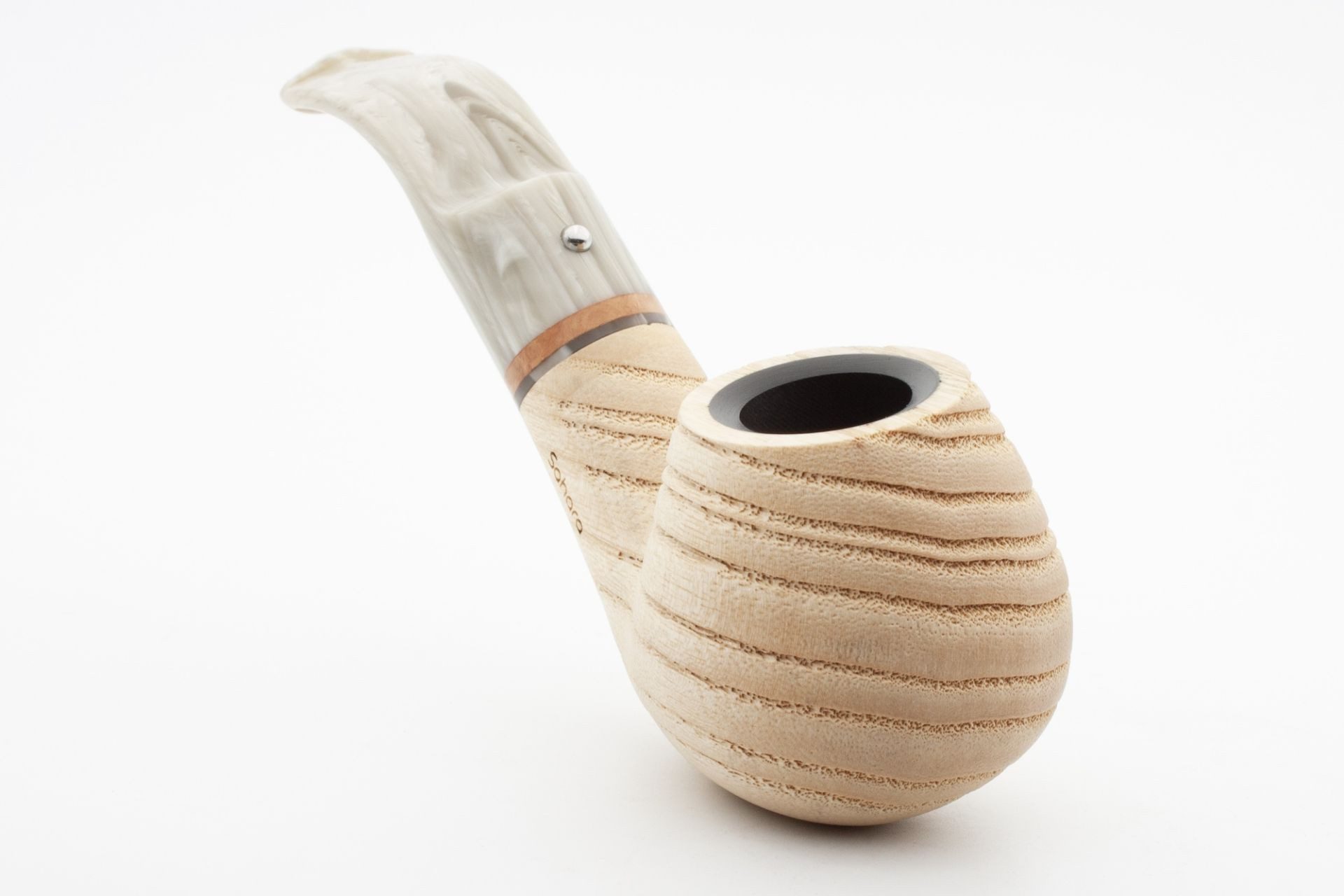 meytrade Handpfeife White Elephant Pfeife Sahara 1 Esche mit Graphit Einsatz