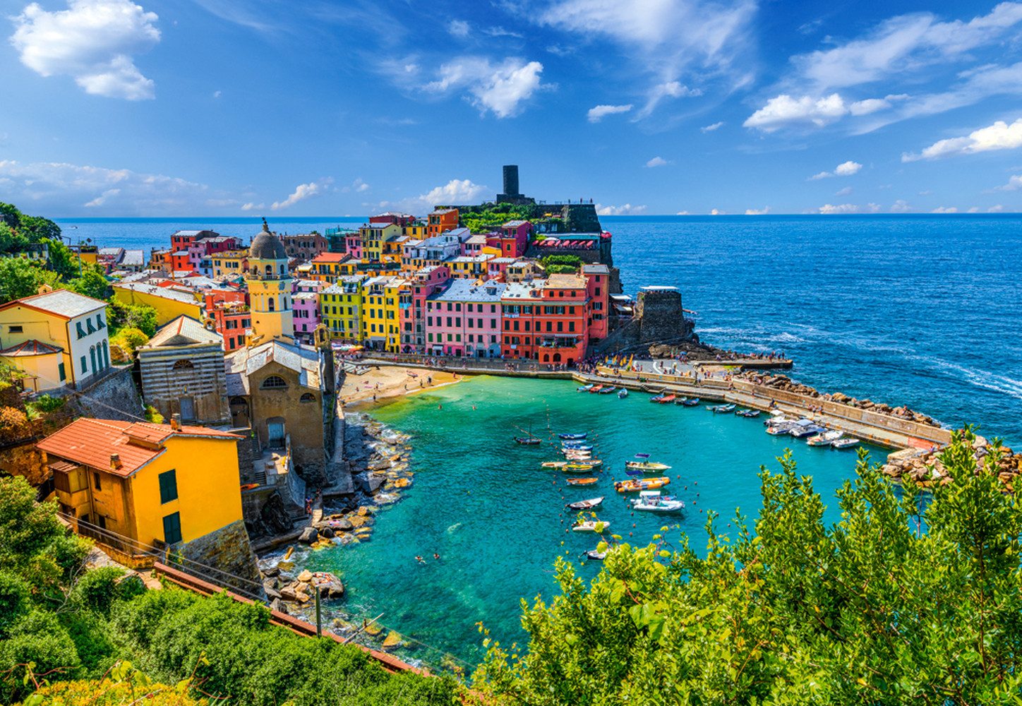 Castorland Puzzle Vernazza, Italien, Puzzleteile