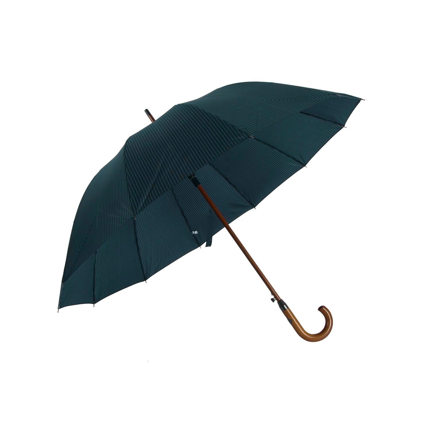 Susino Stockregenschirm mit Holzgriff ø114 cm - Regenschirm, Punkt-Motiv, Automatiköffnung