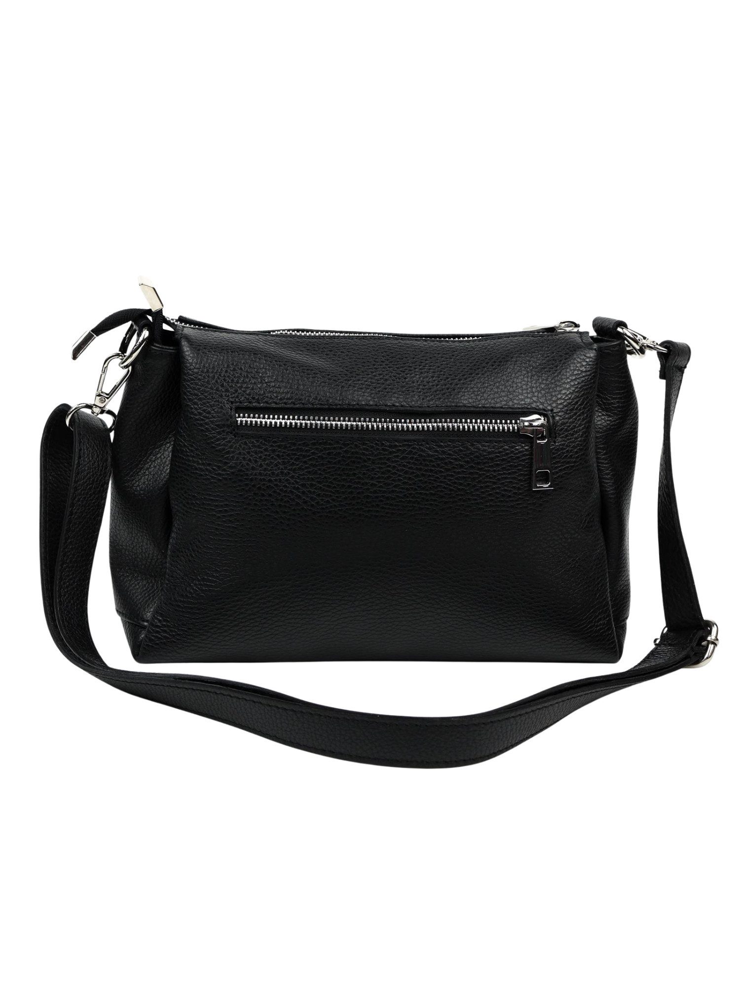 BRISE TASCHE Schultertasche Brise – Echtleder Schultertasche, 3-Fach, kompakt & stilvoll, kompakt leicht übersichtliche Fächeraufteilung