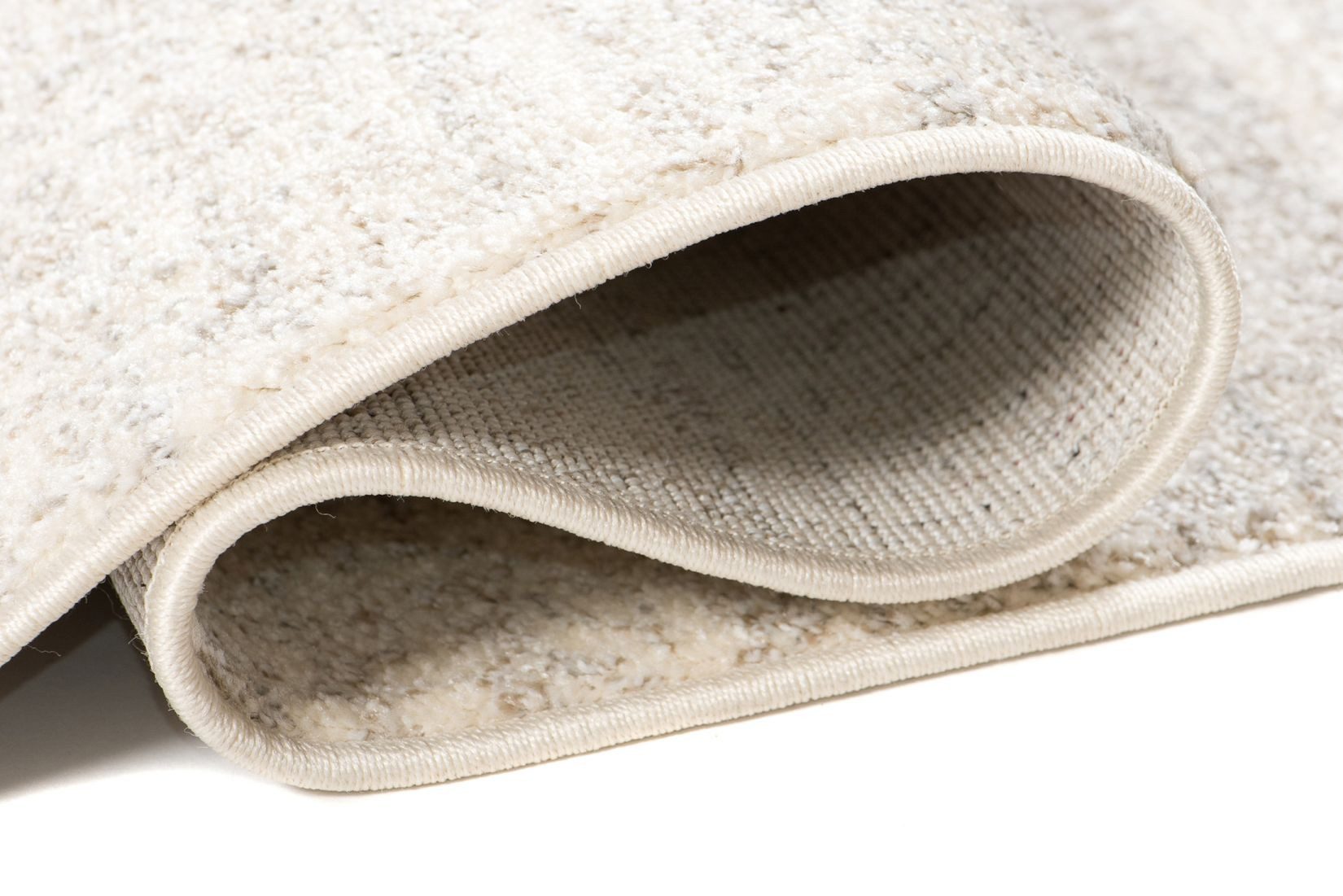 Mazovia Läufer Modern Einfarbig Beige Creme Flur, Schlafzimmer, Diele, Fußbodenheizung – Bild 4 von 5