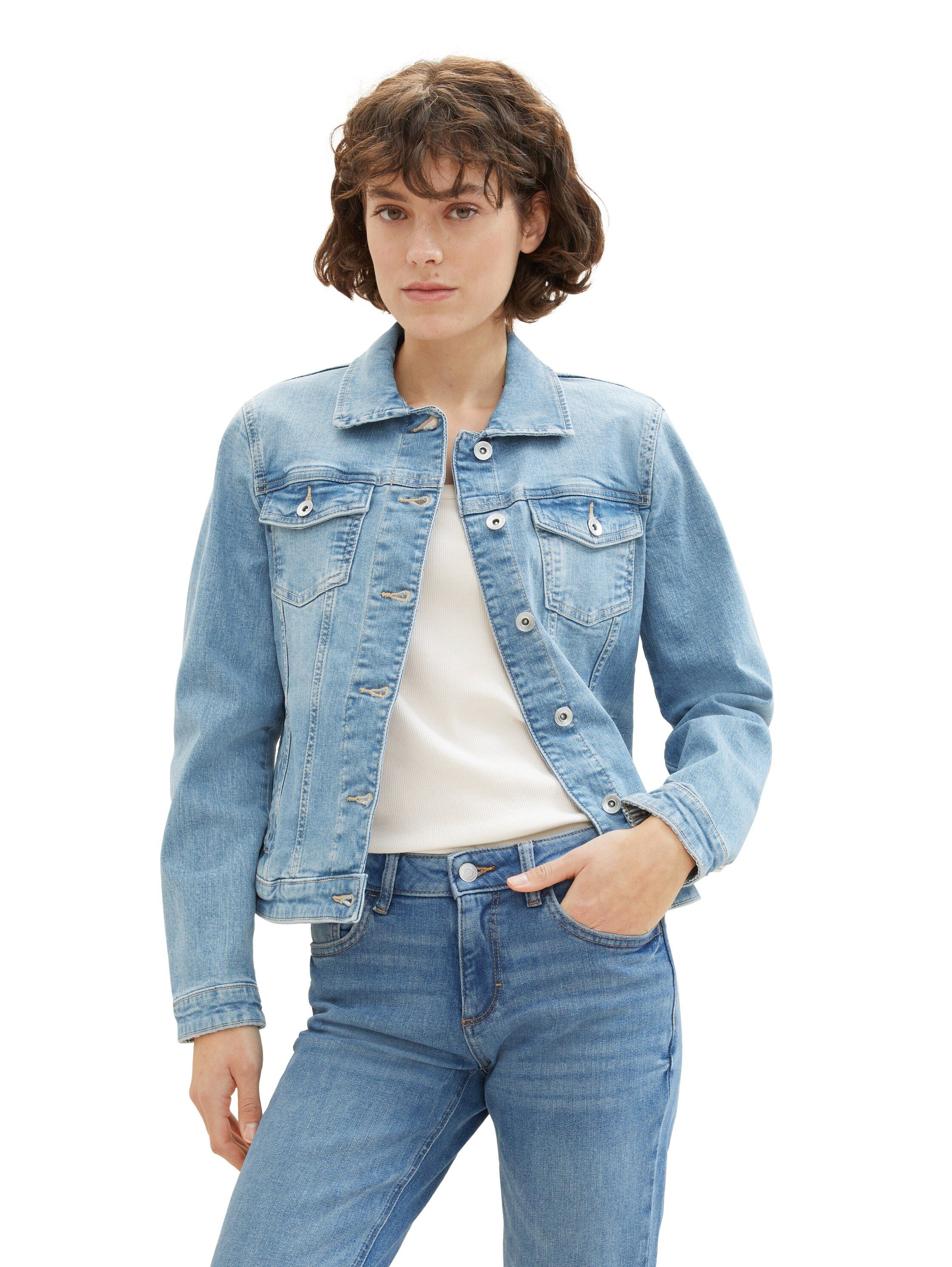 TOM TAILOR Jeansjacke mit Knopfleiste und günstig online kaufen