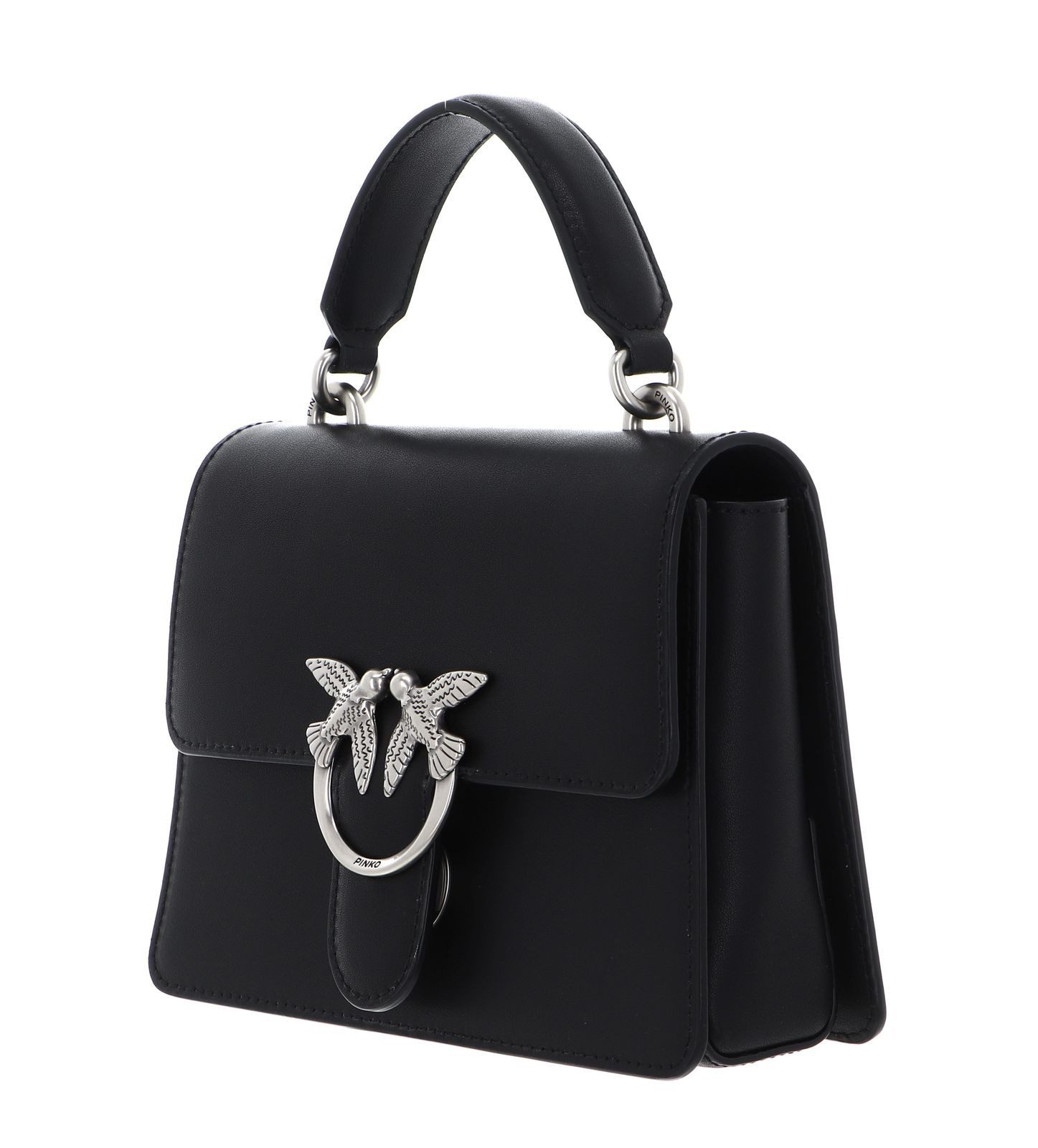 PINKO Handtasche Top Handle Mini Light, aus echtem Rindsleder