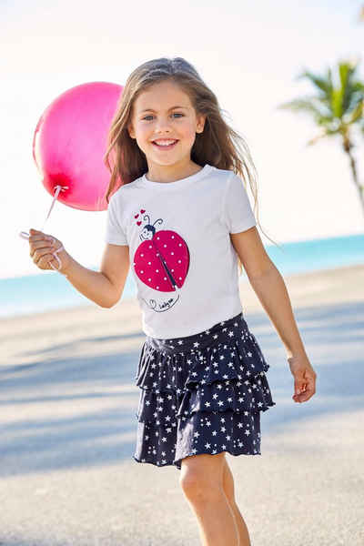 KIDSWORLD Volantrock für kleine Mädchen mit Sternchenmuster