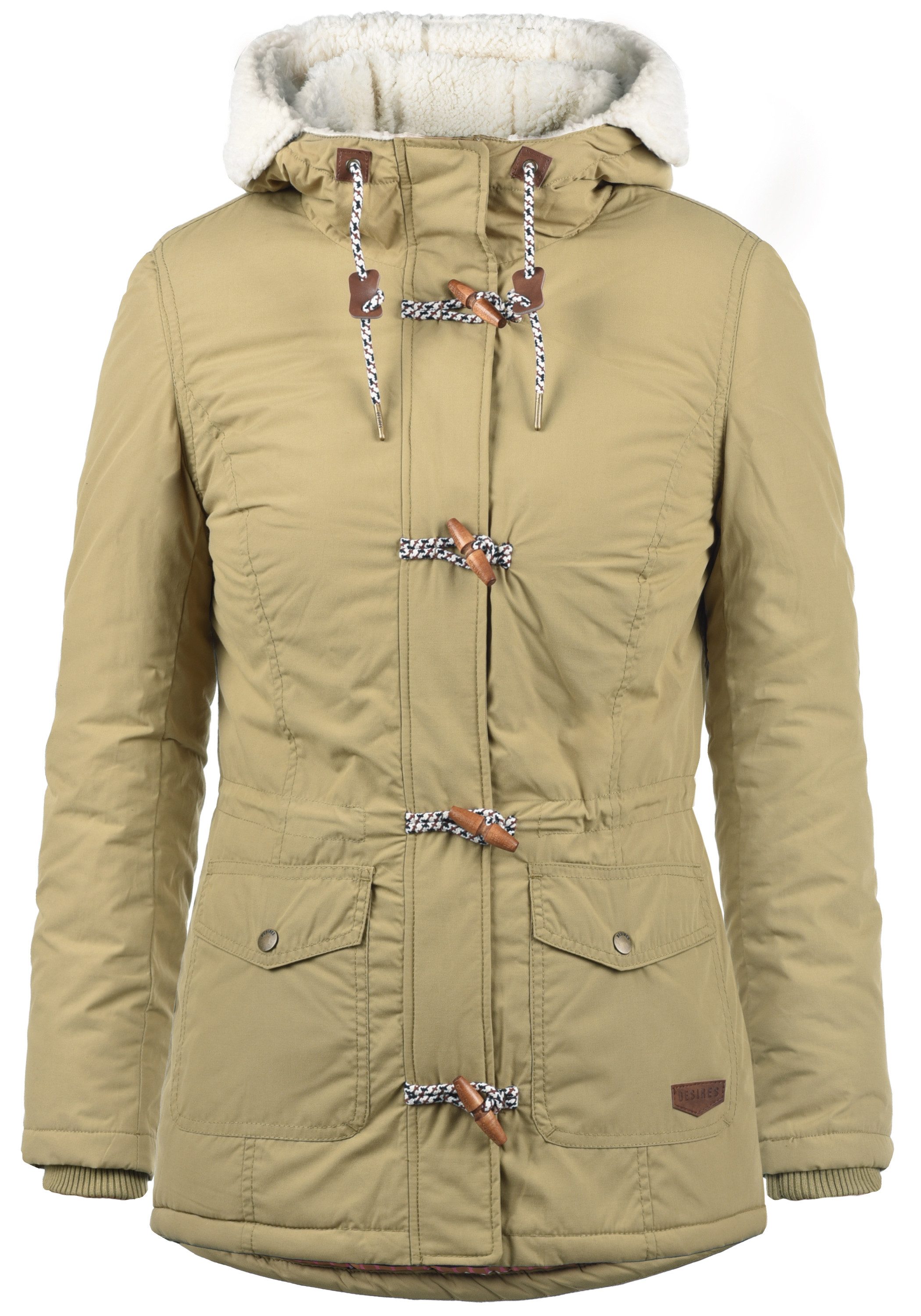 DESIRES Winterjacke Conchita warme Jacke mit Teddyfutter