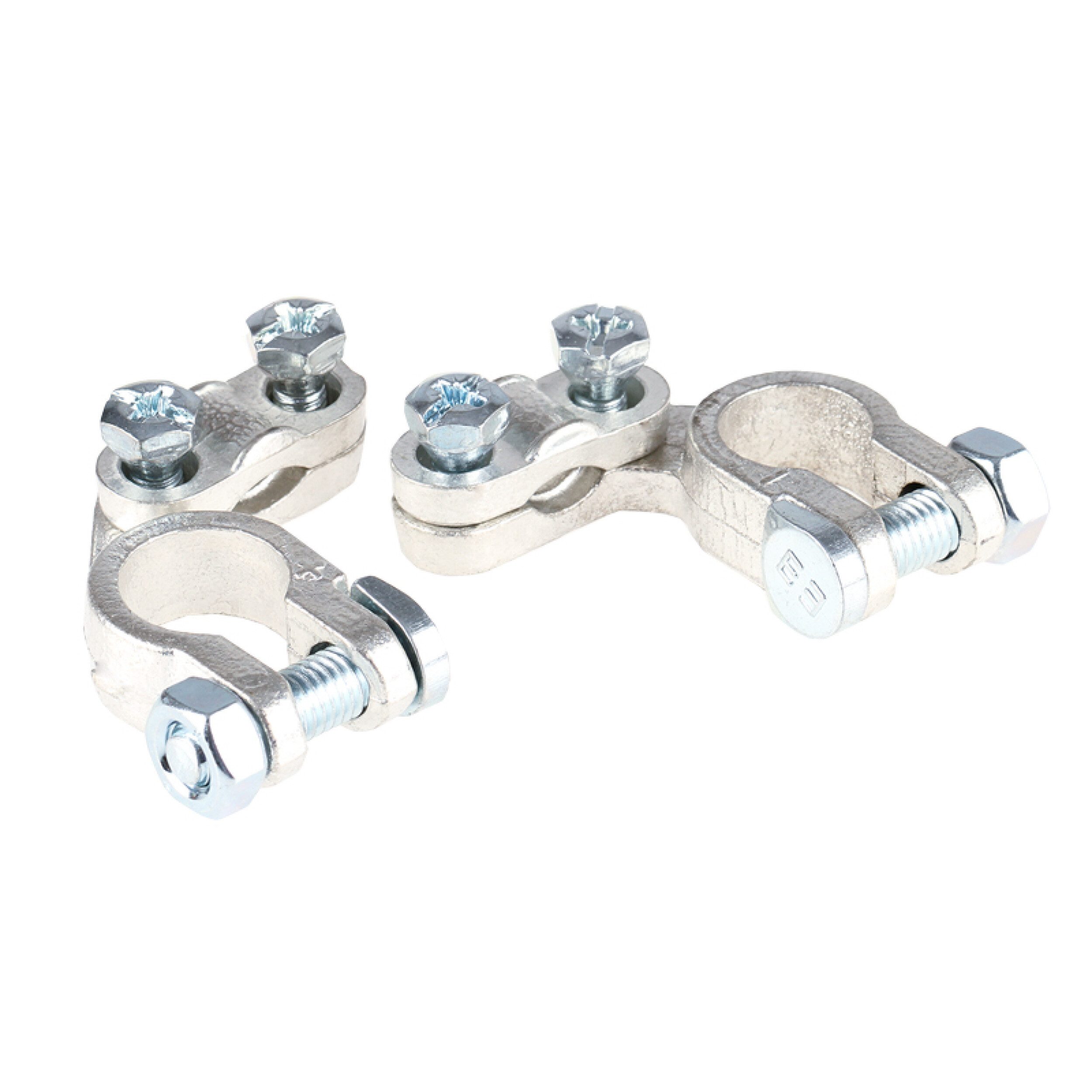 HEYNER Batteriepolklemme Batterie-Polklemmen Set 2 St. 6-70mm2 12 Volt Batteriepoladapter