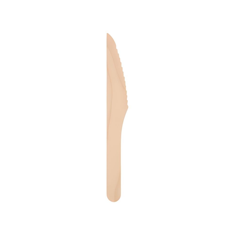 PAPSTAR Einwegmesser Messer, Holz pure 16,5 cm 180 Stk