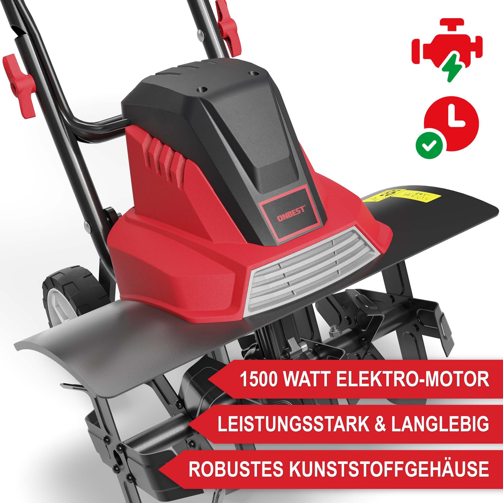 Onbest Elektromotorhacke T1545, 45.00 cm Arbeitsbreite, günstig online kaufen