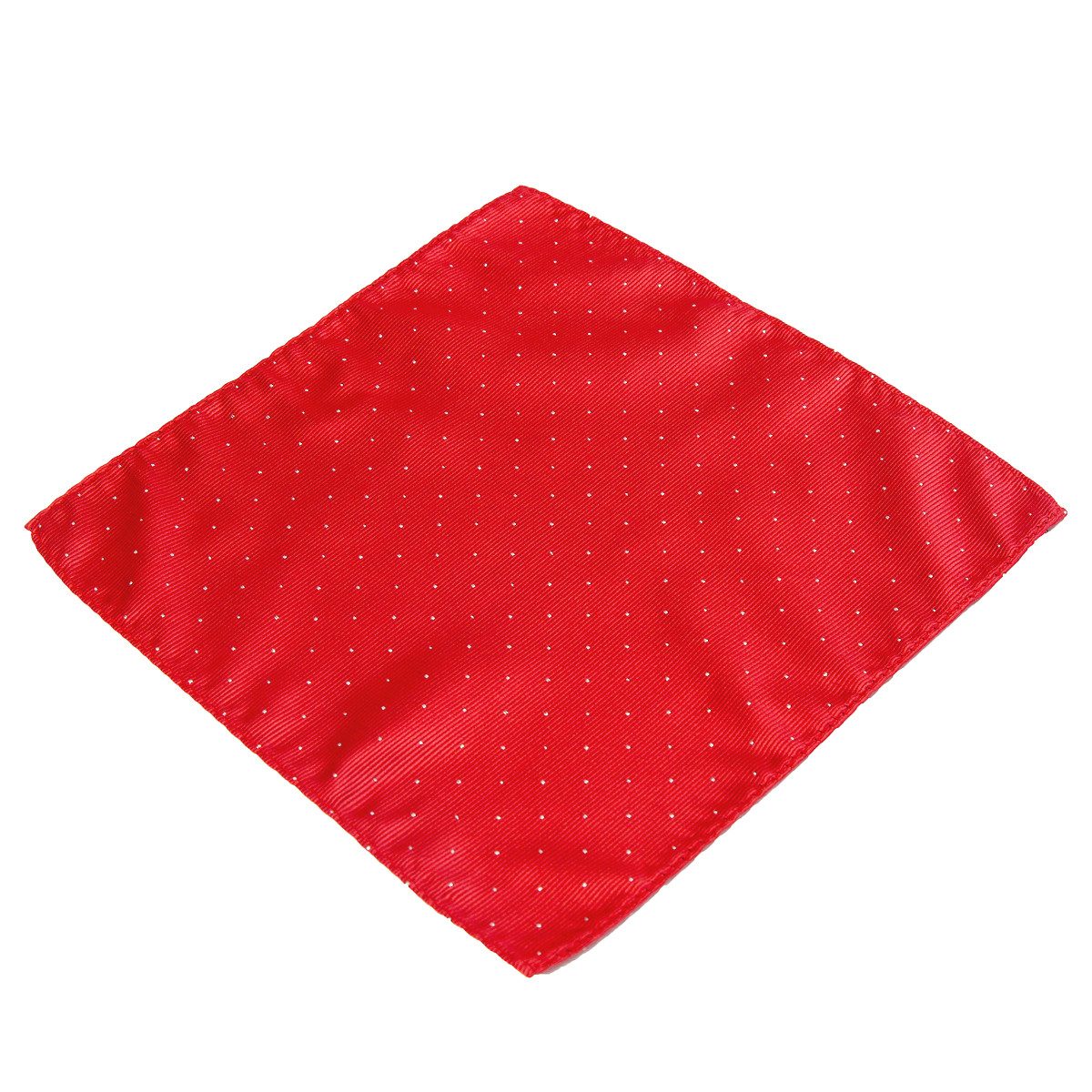 DonDon Einstecktuch DonDon Herren Hanky mit silbernen Punkten, (Packung, 1-St), zum Falten, Seidenlook
