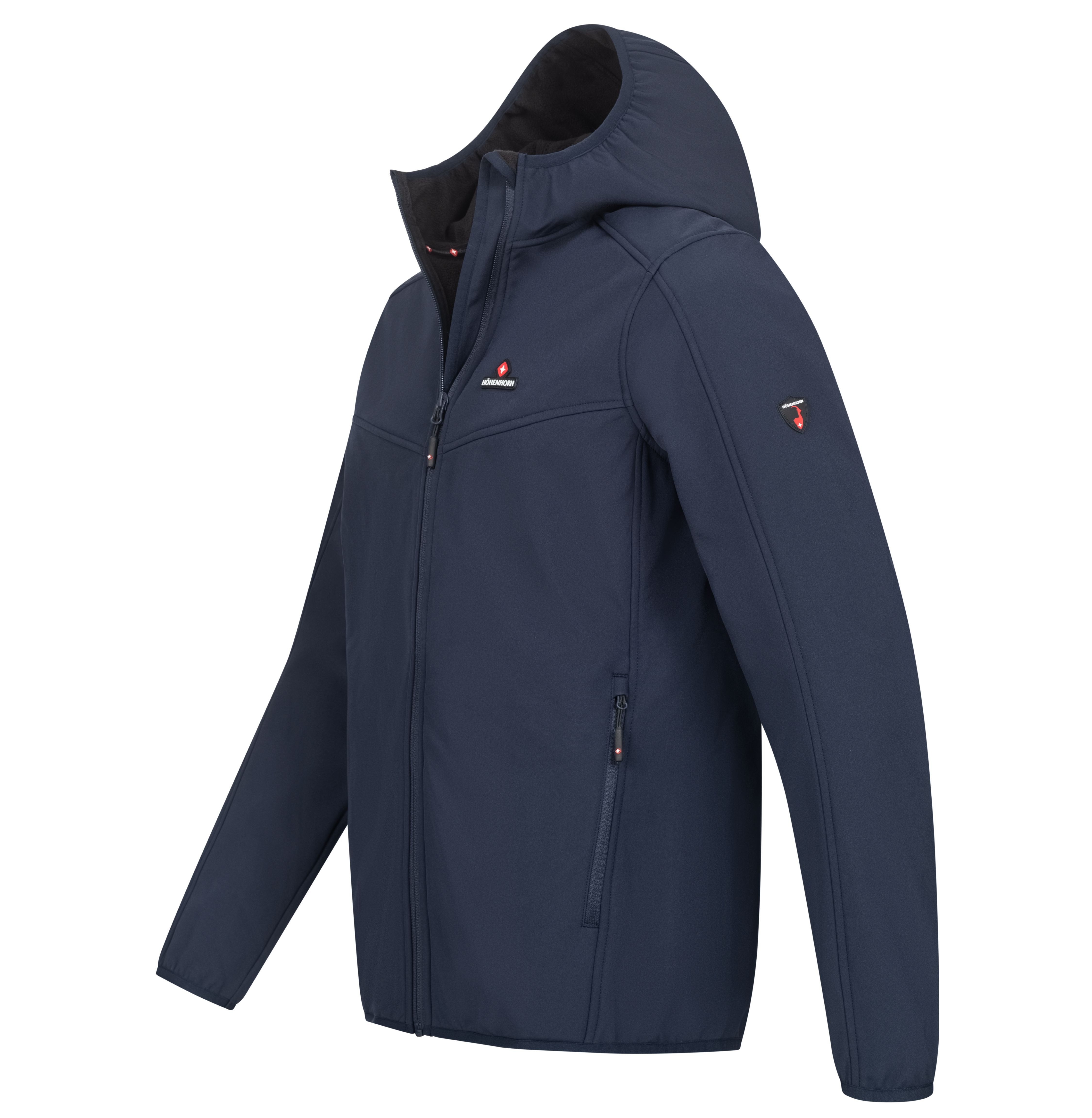 Höhenhorn Softshelljacke Alpberg Herren leichte Jacke für Männer Outdoor Übergangsjacke Microfleece-Innenfutter, Atmungsaktiv