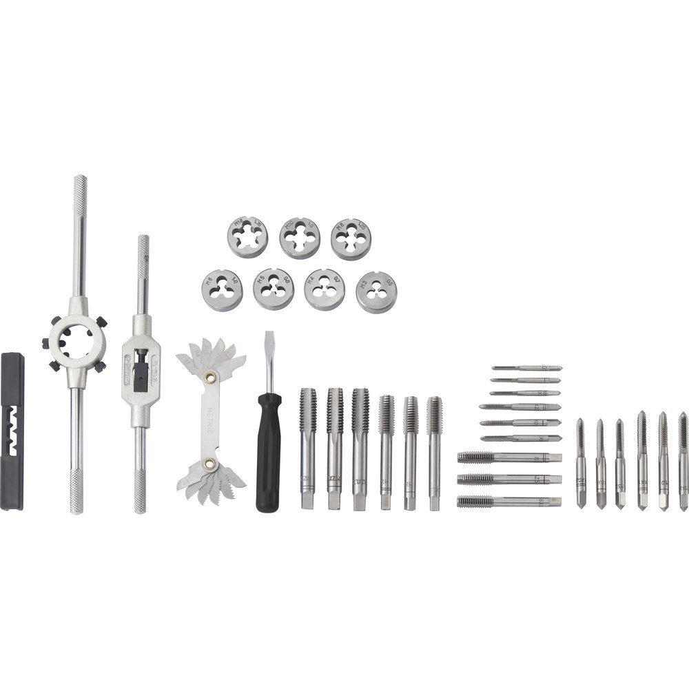 TOOLCRAFT Gewindeschneider TOOLCRAFT TO-7015521 Gewindeschneidsatz 32teilig Stahl M3 x 0.50, M4 – Bild 3 von 5