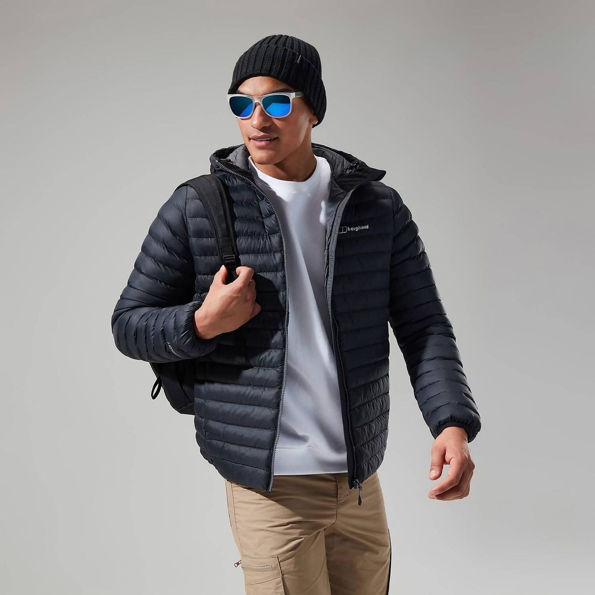 Berghaus Steppjacke M Vaskye Jacket Leichte, winddichte Herrenjacke mit innovativer Hydroloft® Isolierung