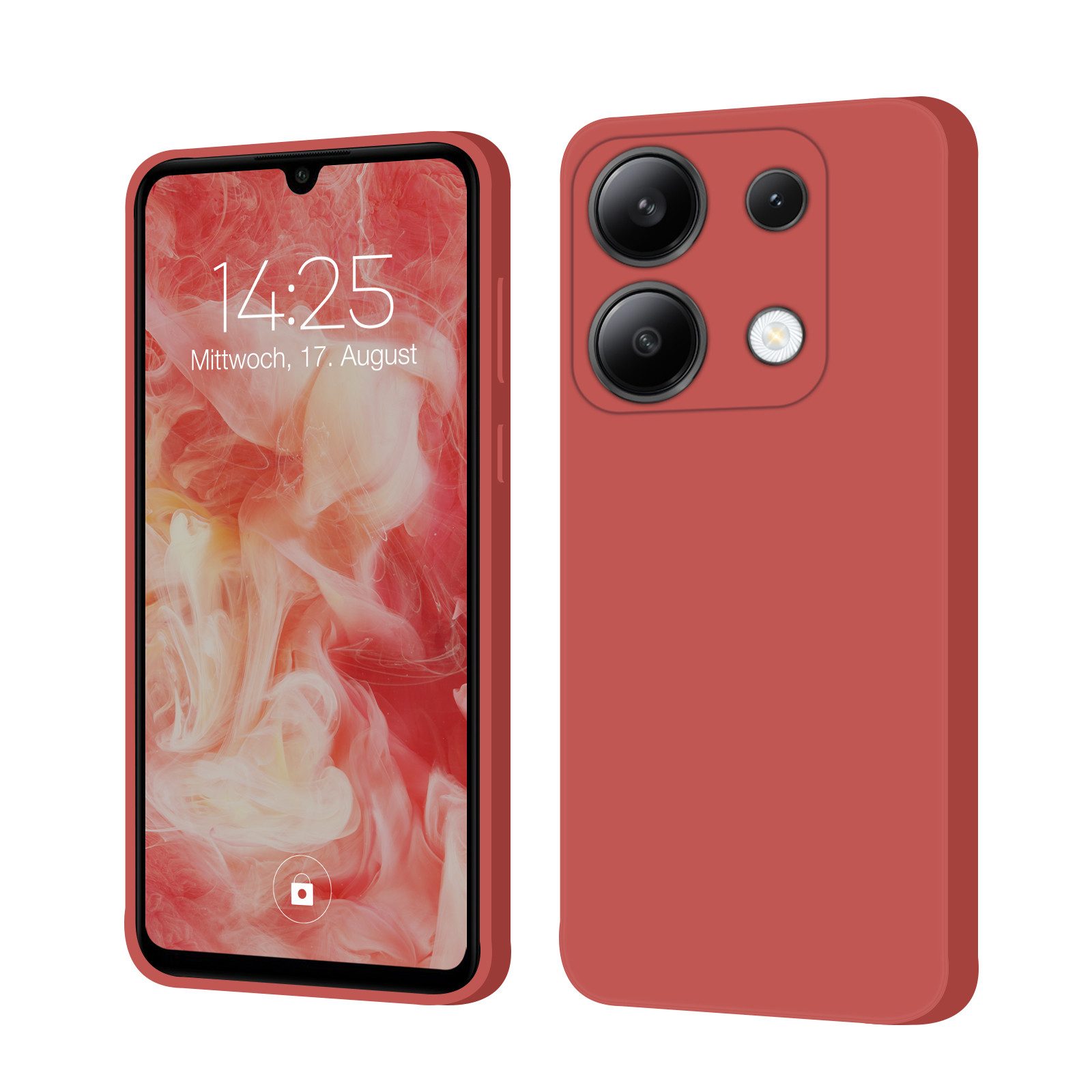 Tec-Expert Handyhülle SoftGrip Cover Hülle für Xiaomi Redmi Note 13 Pro 5G, Handy Case Bumper integrierter Kameraschutz flexibel