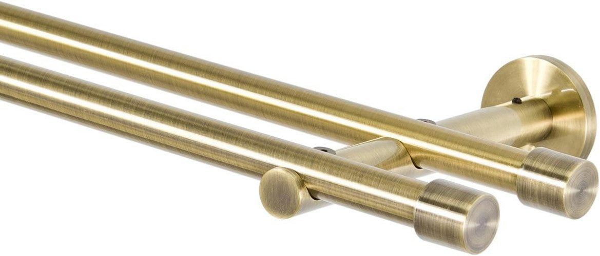 MDEKOR Gardinenstange komplette Ø 16 mm mit Endkappen, kürzbar, Wandmontage günstig online kaufen