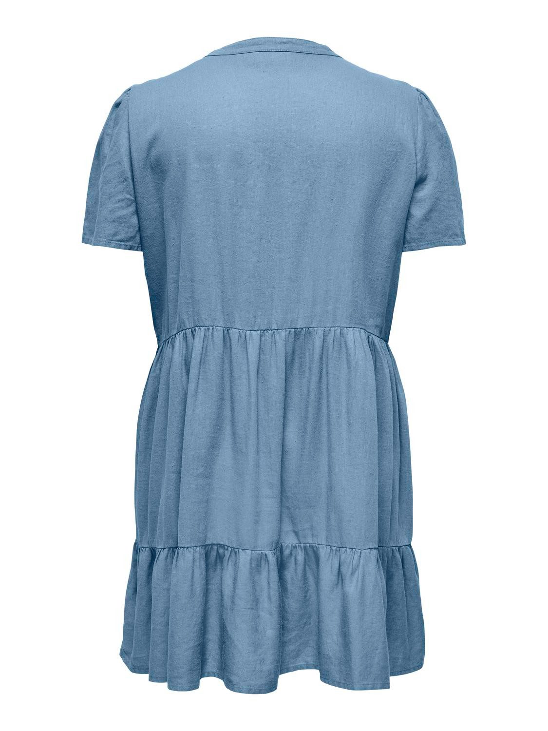 ONLY CARMAKOMA Minikleid CARTIRI-CARO S/S V-NECK günstig online kaufen