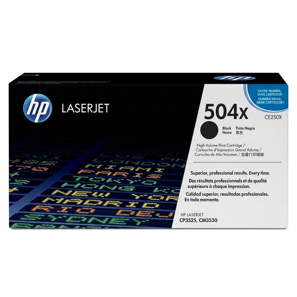 HP Tonerkartusche HP CE250X / HP 504X Schwarz