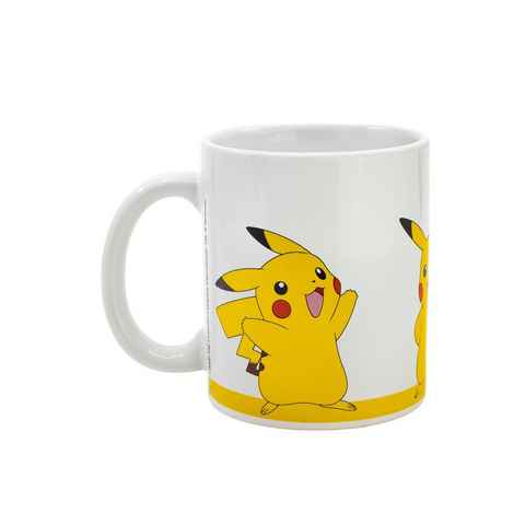 POKÉMON Tasse Pikachu Kinder-Becher Tasse, aus Keramik im Geschenkkarton
