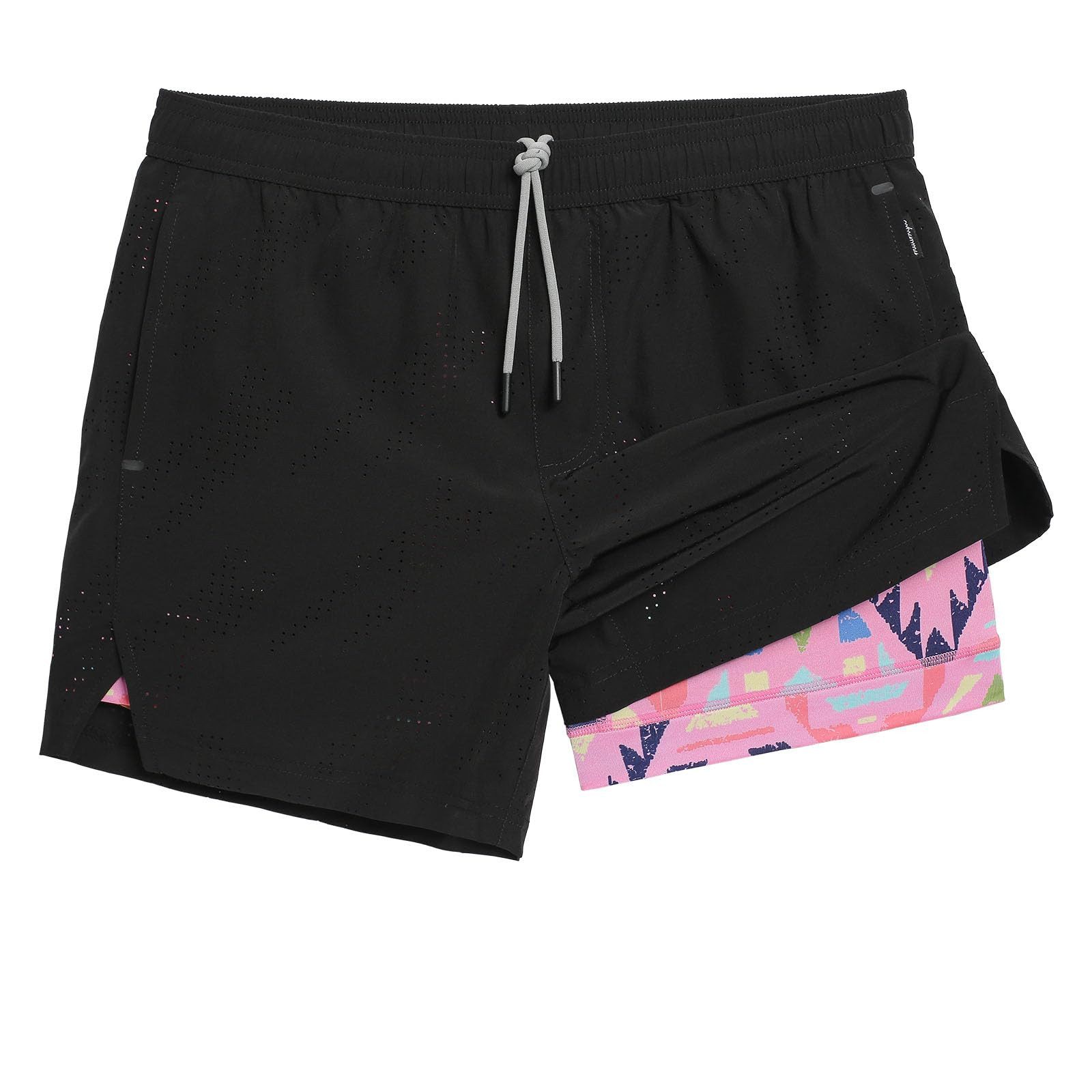 MaaMgic Laufshorts Herren 2-in-1 atmungsaktiv Trainingsshorts Stretch kurz Sporthose (1-tlg)