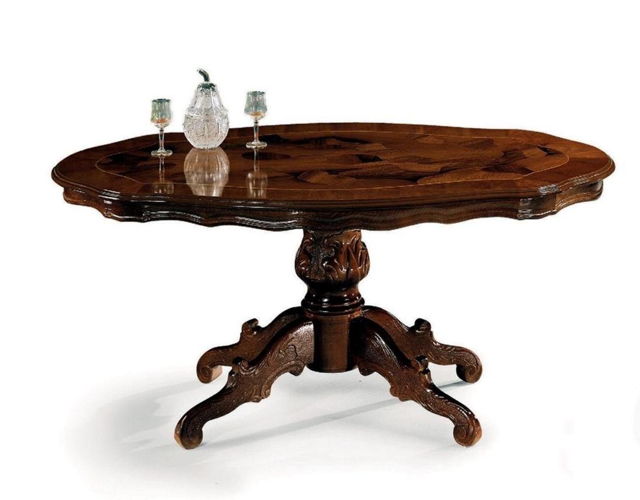 JVmoebel Esstisch, Klassischer Couchtisch Tisch Wohnzimmer Tische Barock Holz