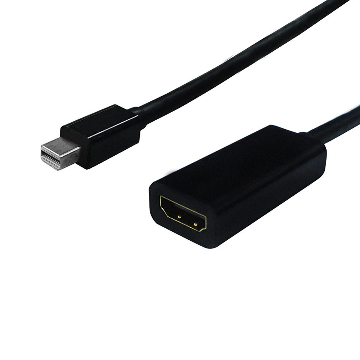 SECOMP STANDARD Mini DisplayPort-HDMI Adapter, Mini DP ST - HDMI BU Audio- & Video-Adapter Mini DisplayPort Männlich (Stecker) zu HDMI Typ A Weiblich (Buchse), 10.0 cm