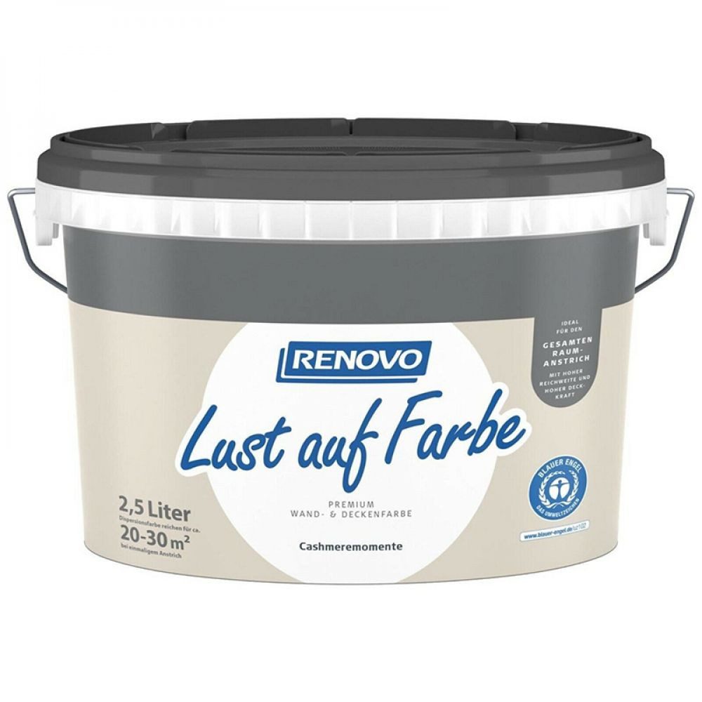 Renovo Wandfarbe Renovo Wand-und Deckenfarbe Lust auf Farbe matt 2,5 Ltr. Cashmeremomen